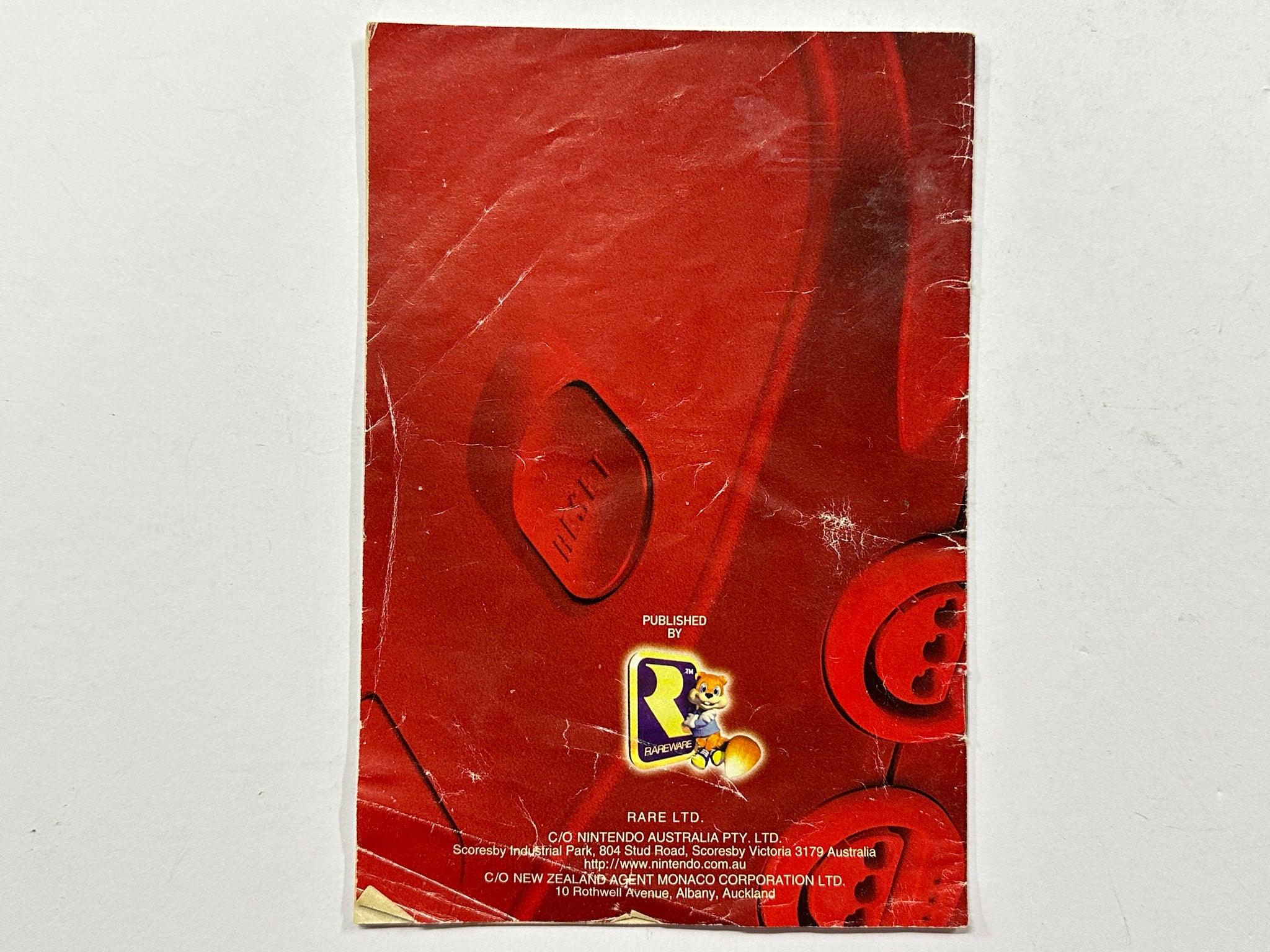 Conkers Bad Fur Day Game Manual