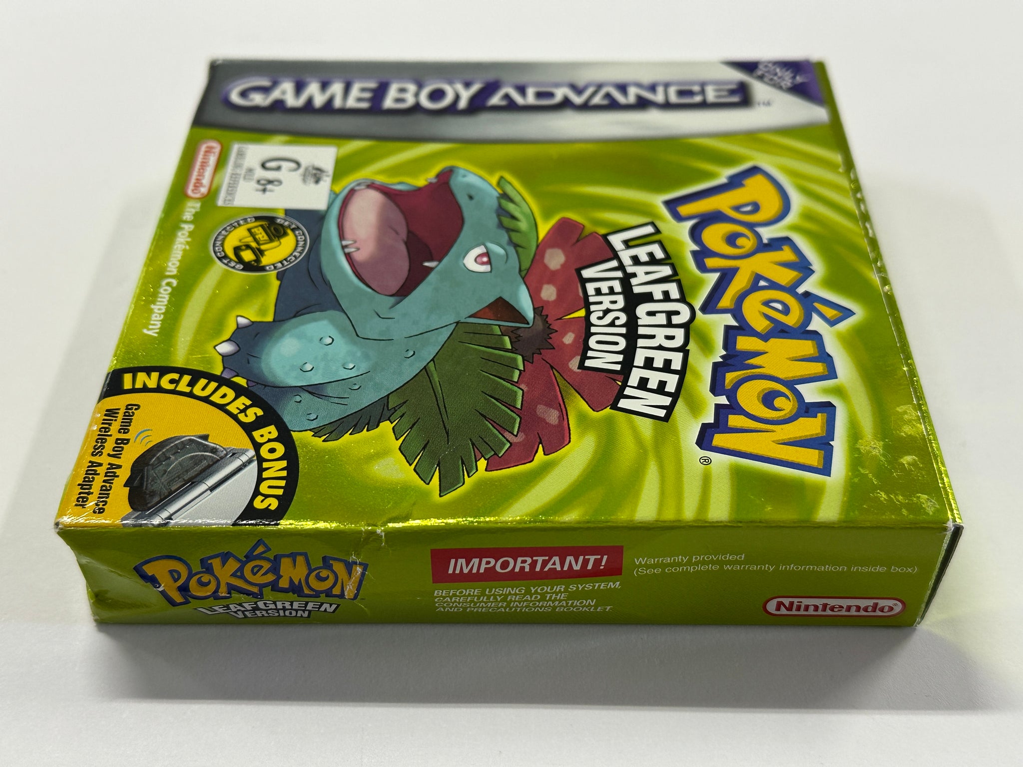 Pokemon Leaf Green Complete In Box