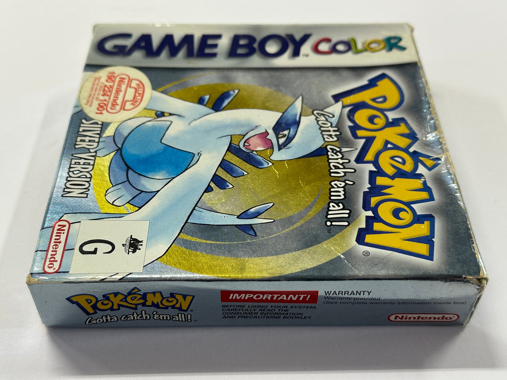 Pokemon Silver Complete In Box