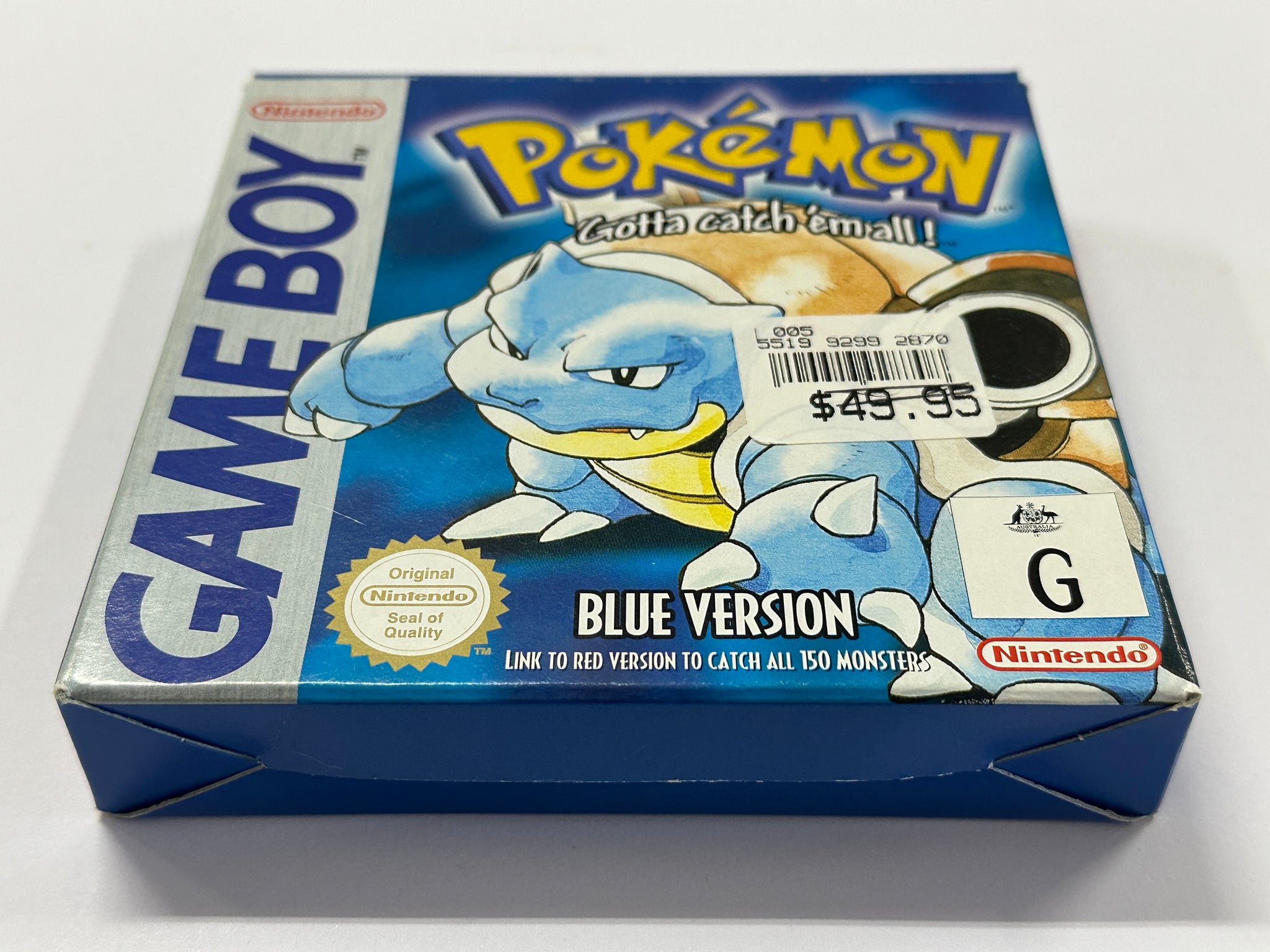 Pokemon Blue In Original Box