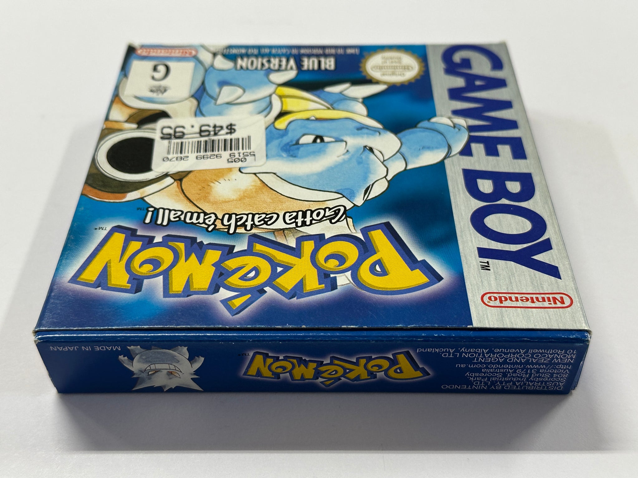 Pokemon Blue In Original Box