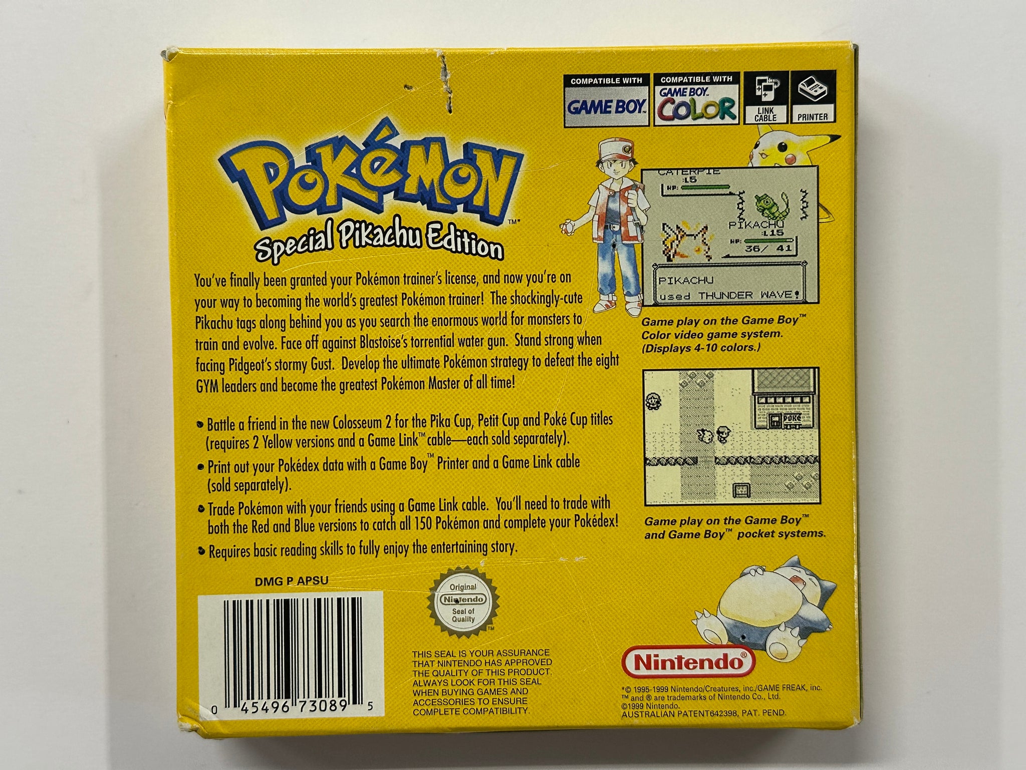 Pokemon Yellow In Original Box