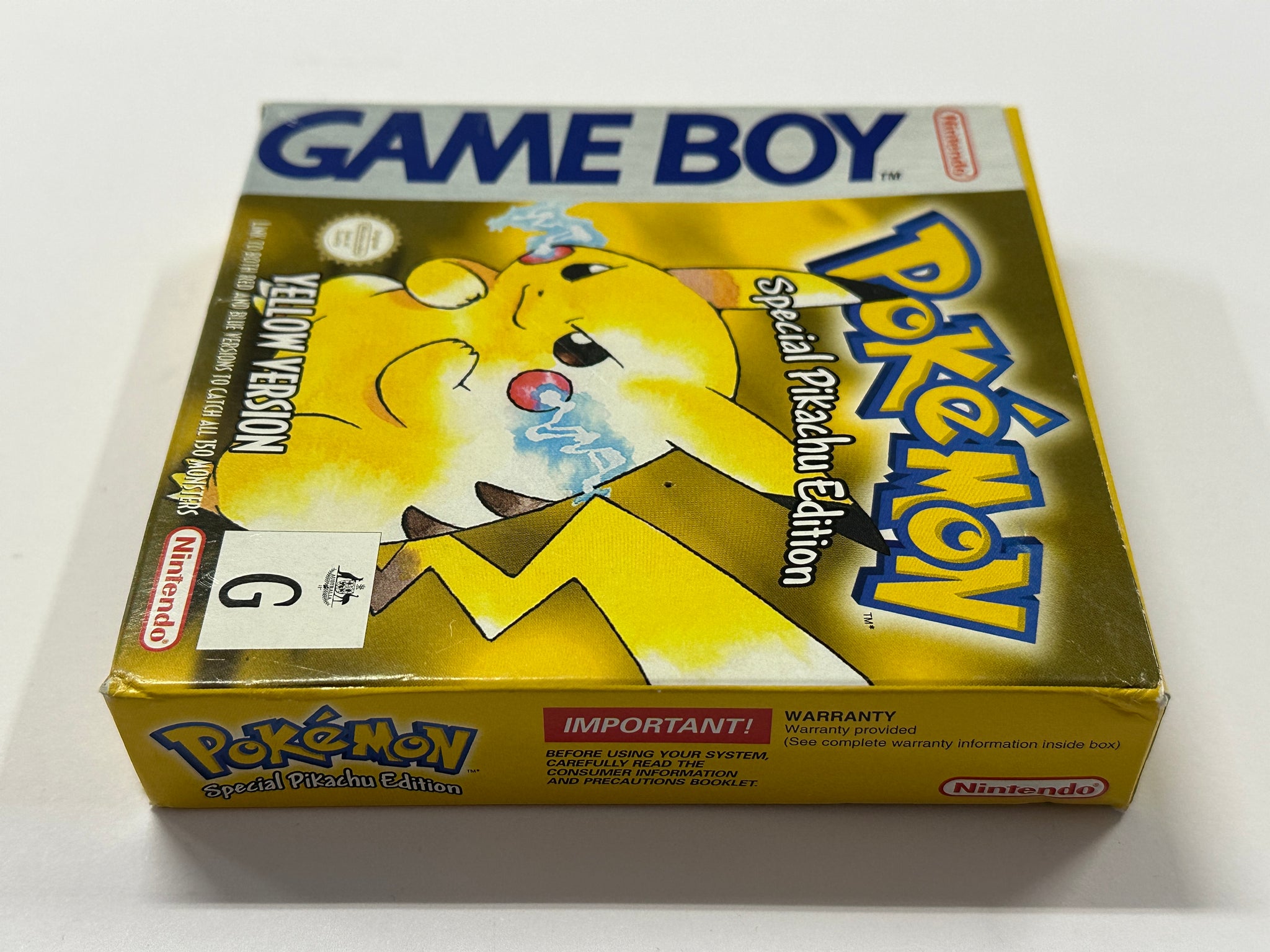 Pokemon Yellow In Original Box