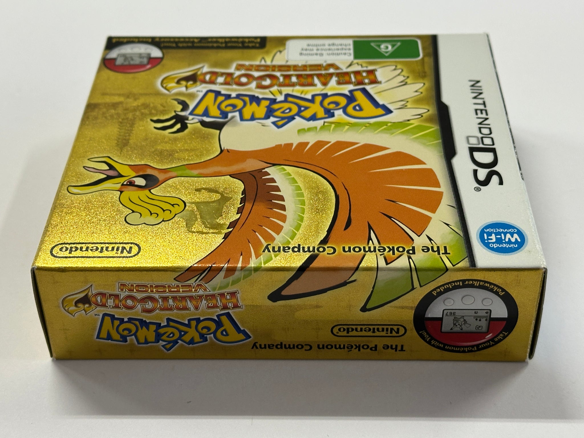 Pokemon Heart Gold Complete In Original Case with Outer Box and Poke Walker