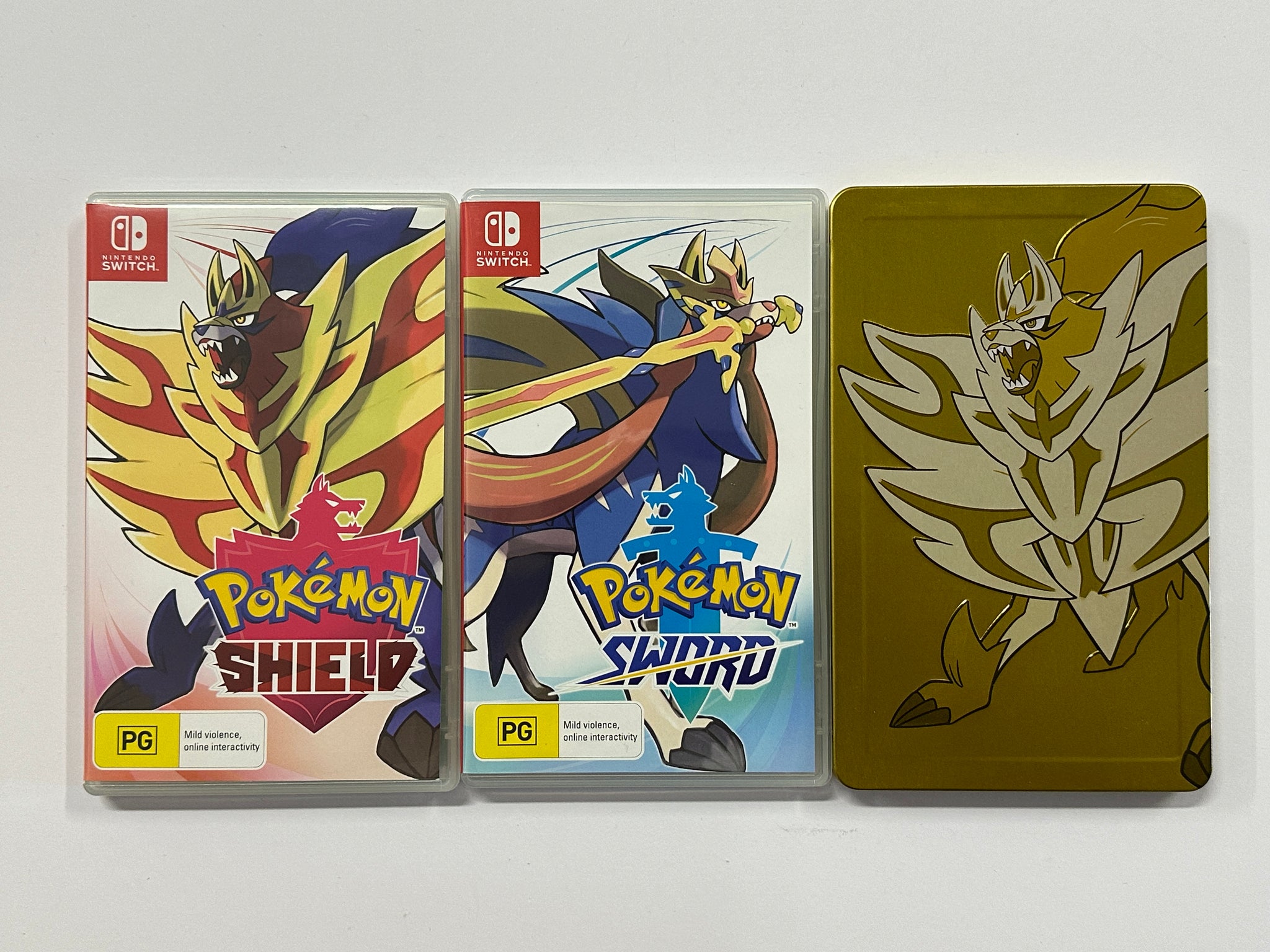 Pokemon Sword & Shield Dual Pack Steelbook Edition Complete In Box