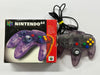 Genuine Atomic Clear Purple Nintendo 64 Controller Complete In Box