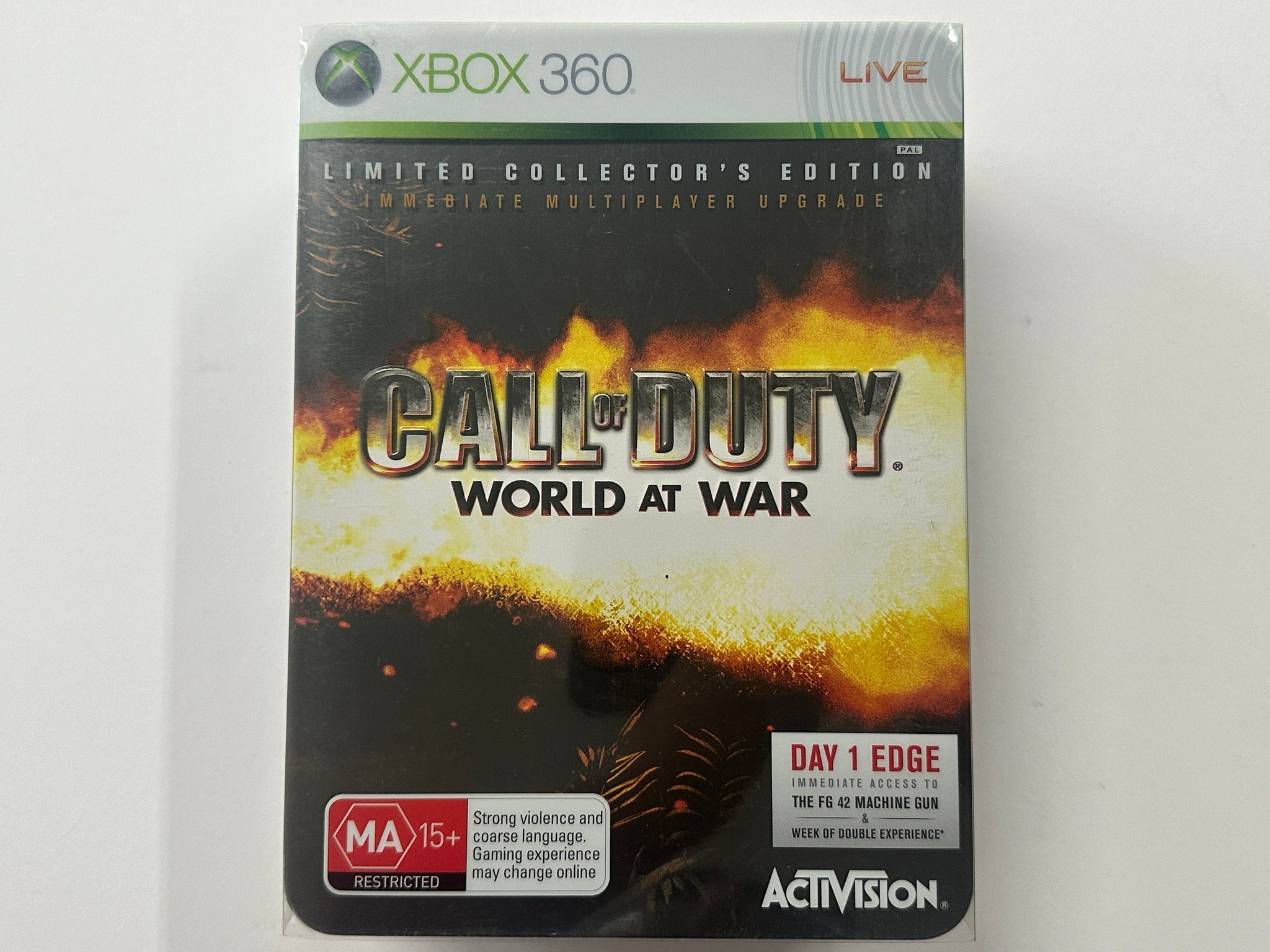 Call Of Duty COD World At War Collectors Edition Complete In Original Tin Case