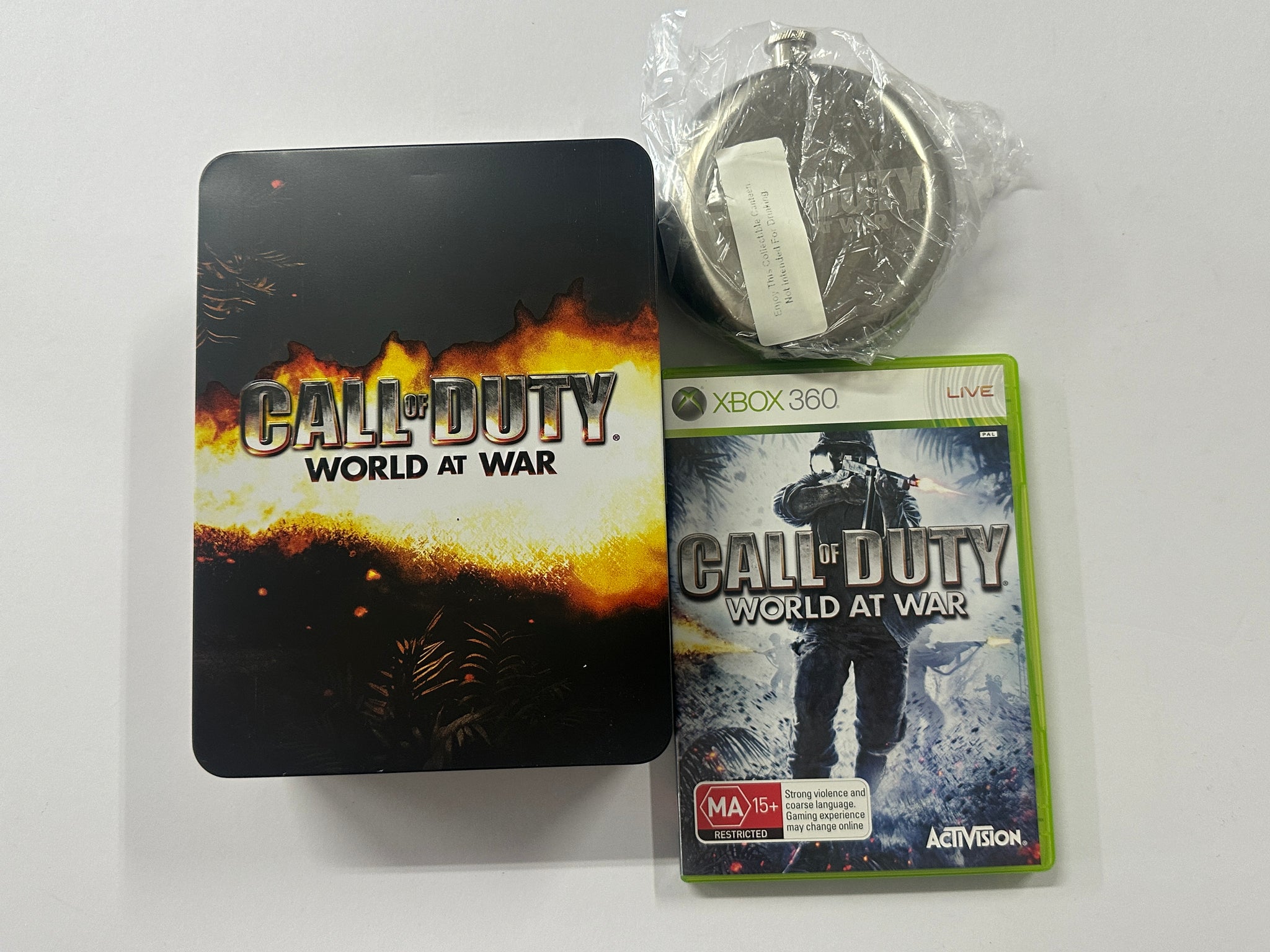 Call Of Duty COD World At War Collectors Edition Complete In Original Tin Case