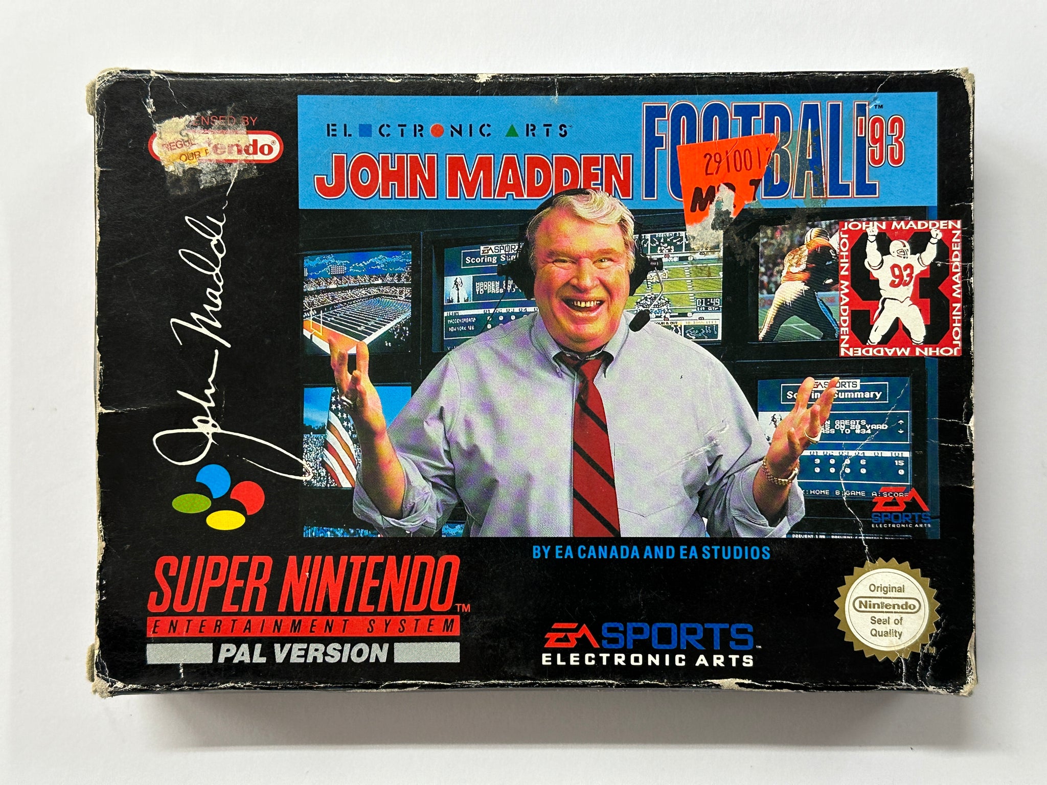 John Madden Football 93 Complete In Box