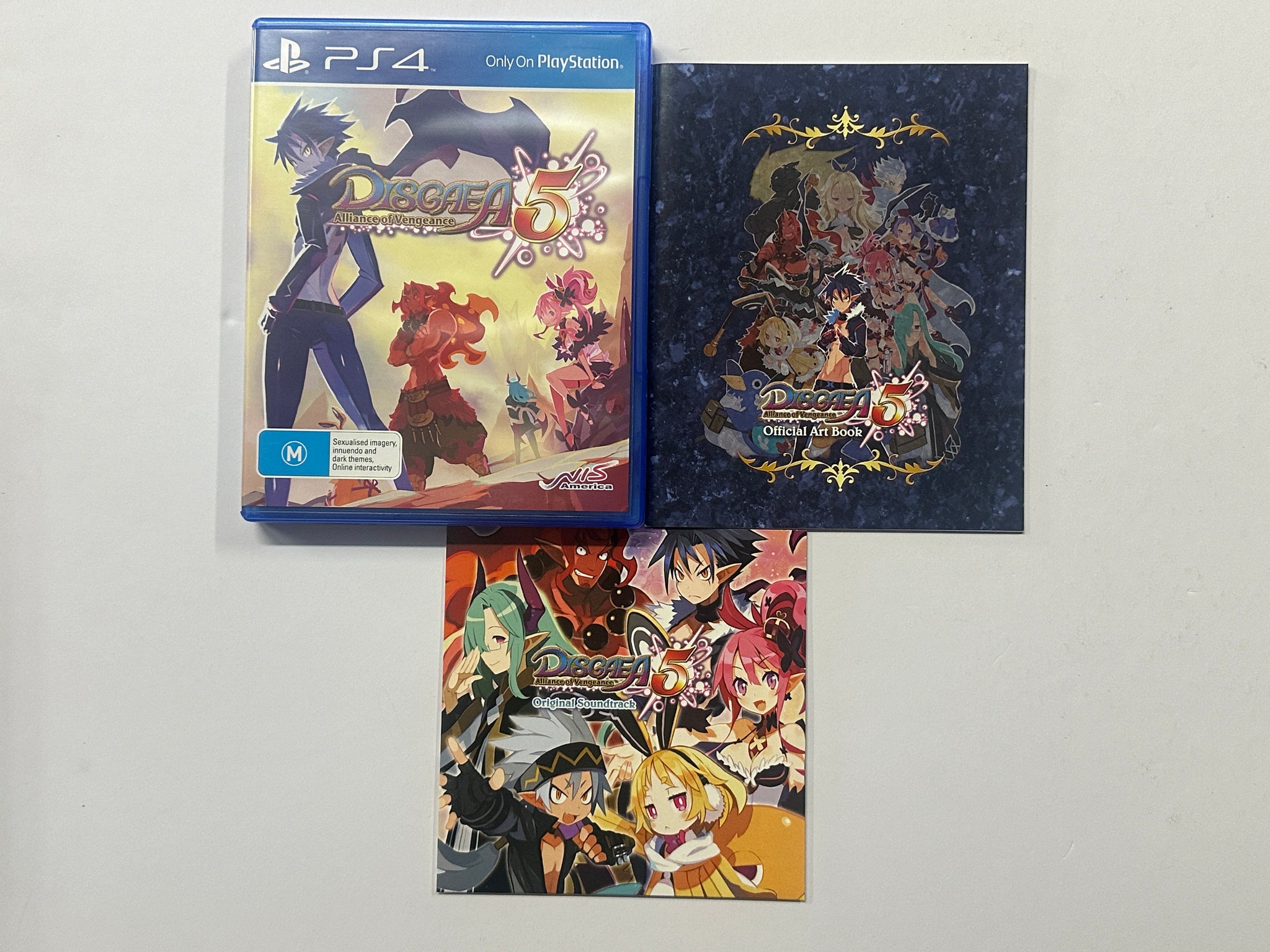 Disgaea 5 Alliance Of Vengeance Limited Edition Complete In Original Case with Sleeve