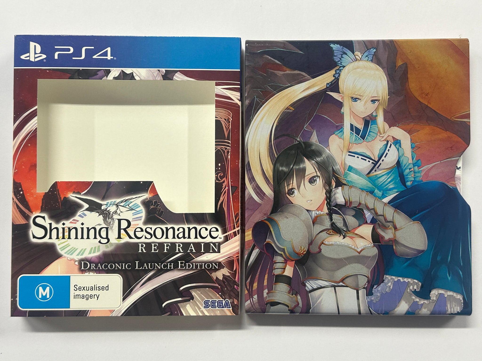 Shining Resonance Refrain Dragonic Launch Edition Complete In Original Case with Steelcase & Outer Sleeve