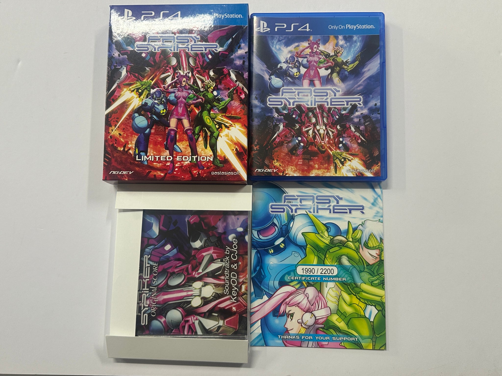 Fast Striker Limited Edition 1990/2200 Complete In Original Case with Outer Box