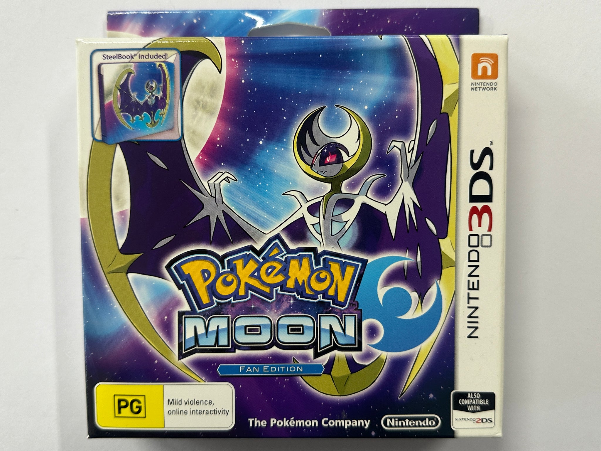 Pokemon Moon Fan Edition Complete In Box