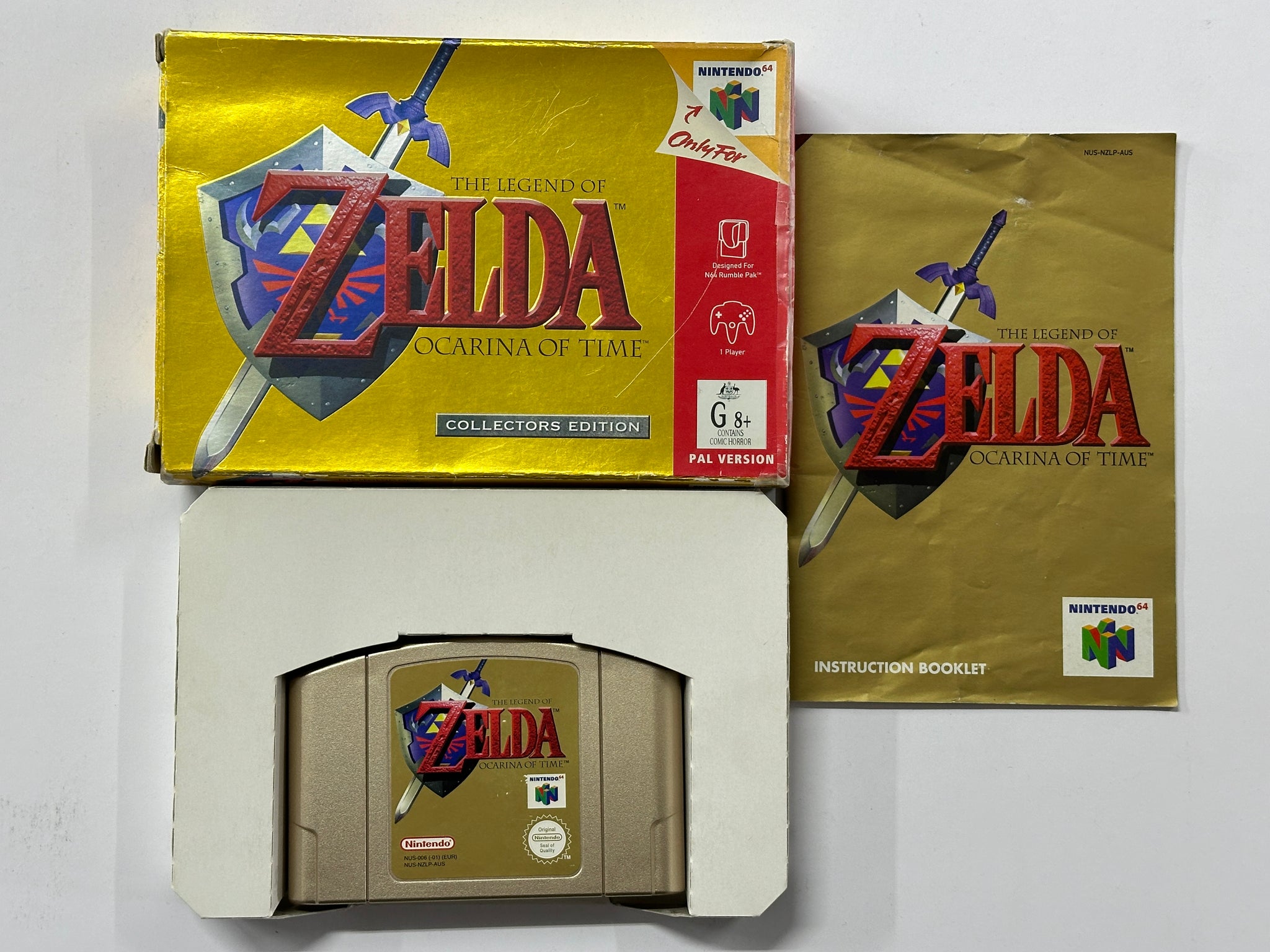 The Legend Of Zelda Ocarina Of Time Complete In Box