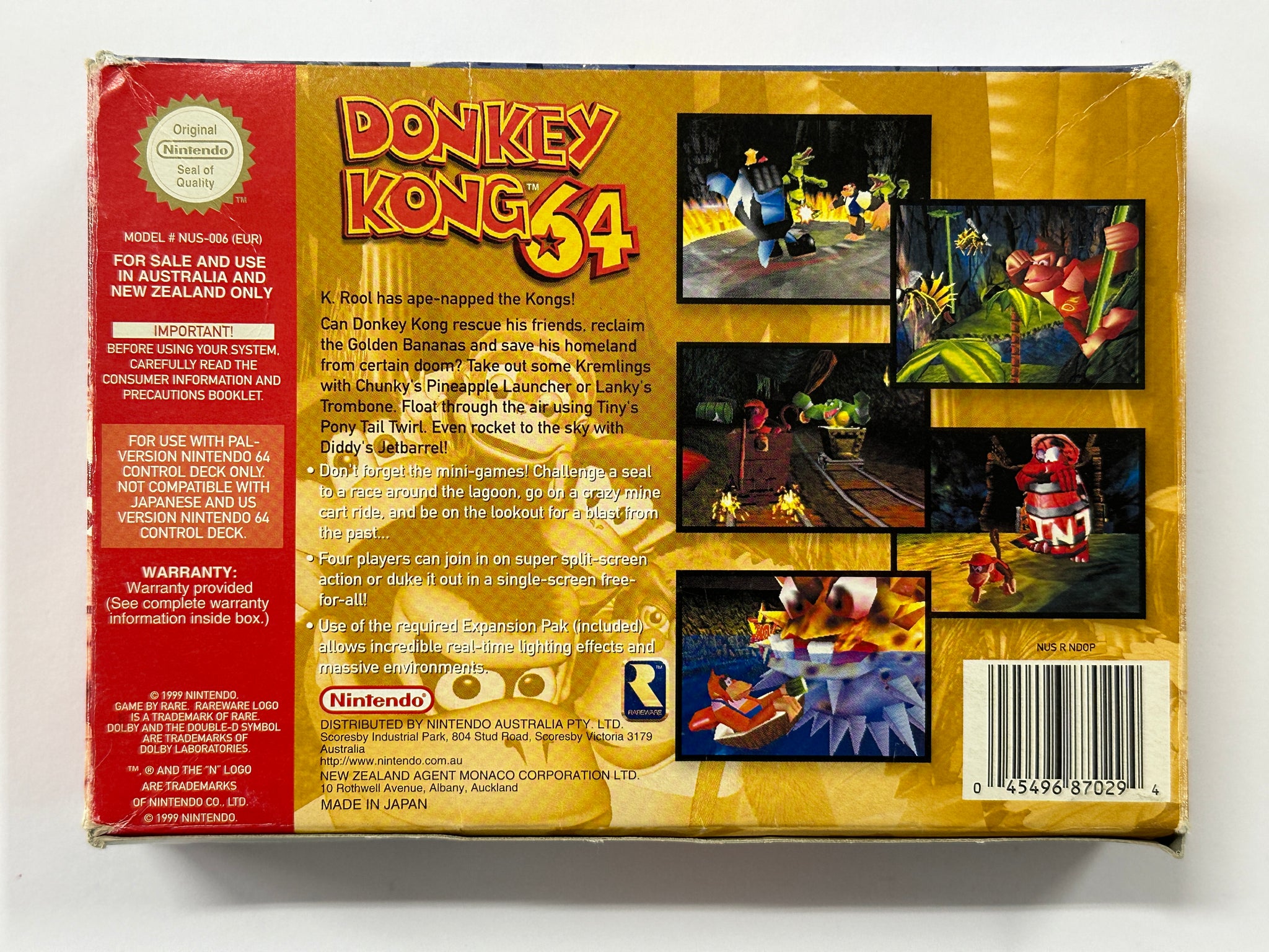 Donkey Kong 64 Complete In Box
