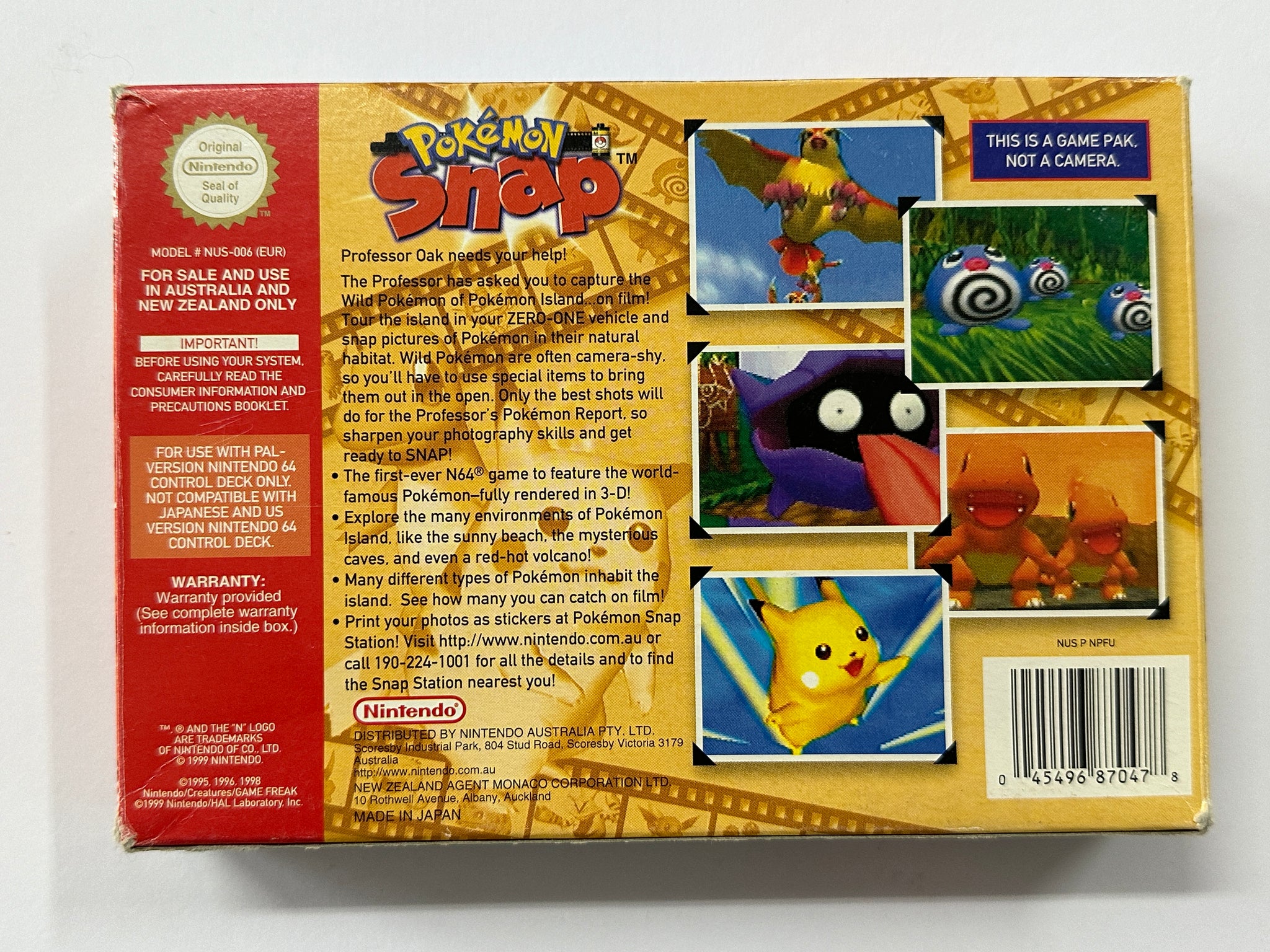 Pokemon Snap Complete In Box
