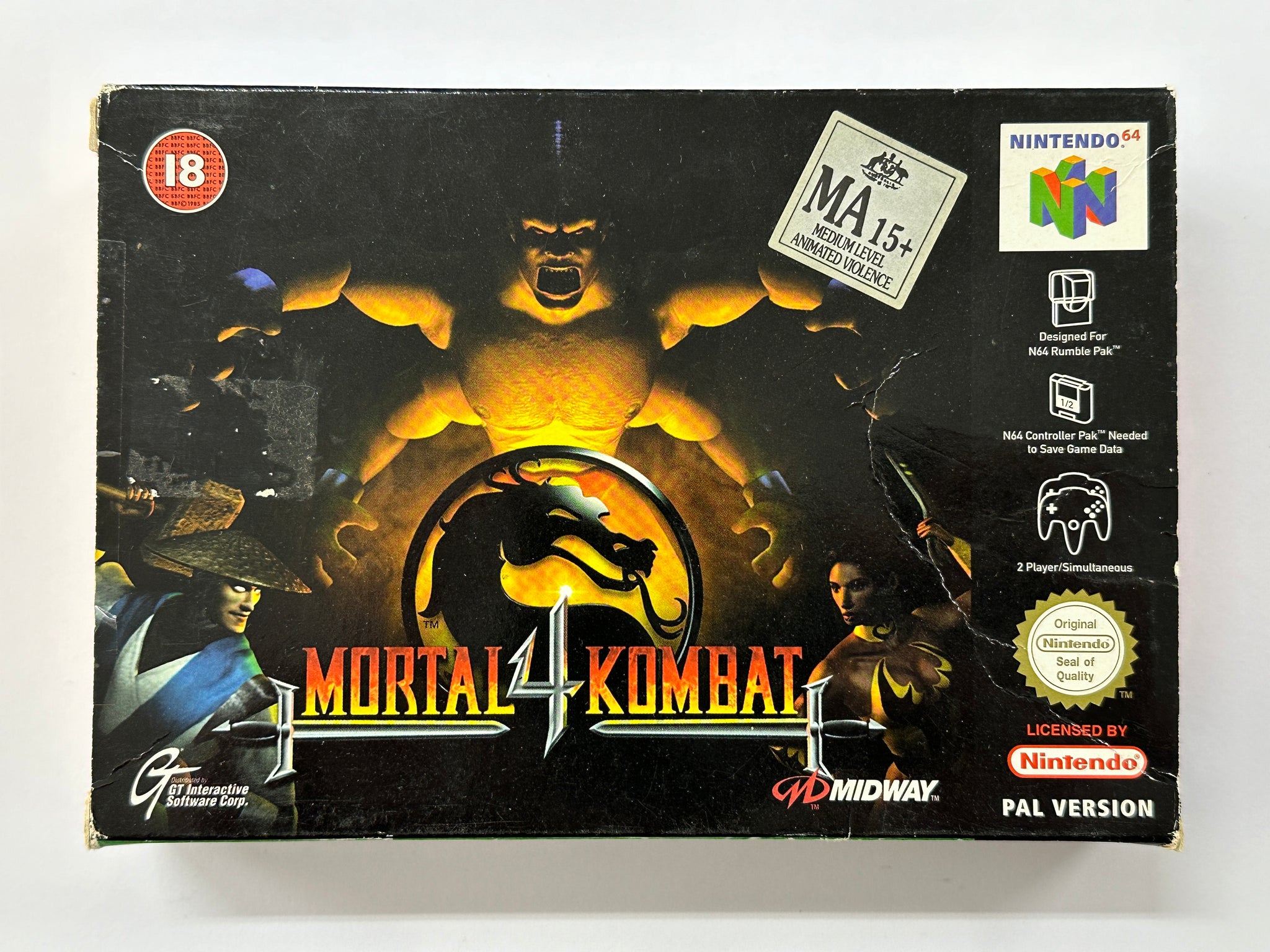 Mortal Kombat 4 Complete In Box