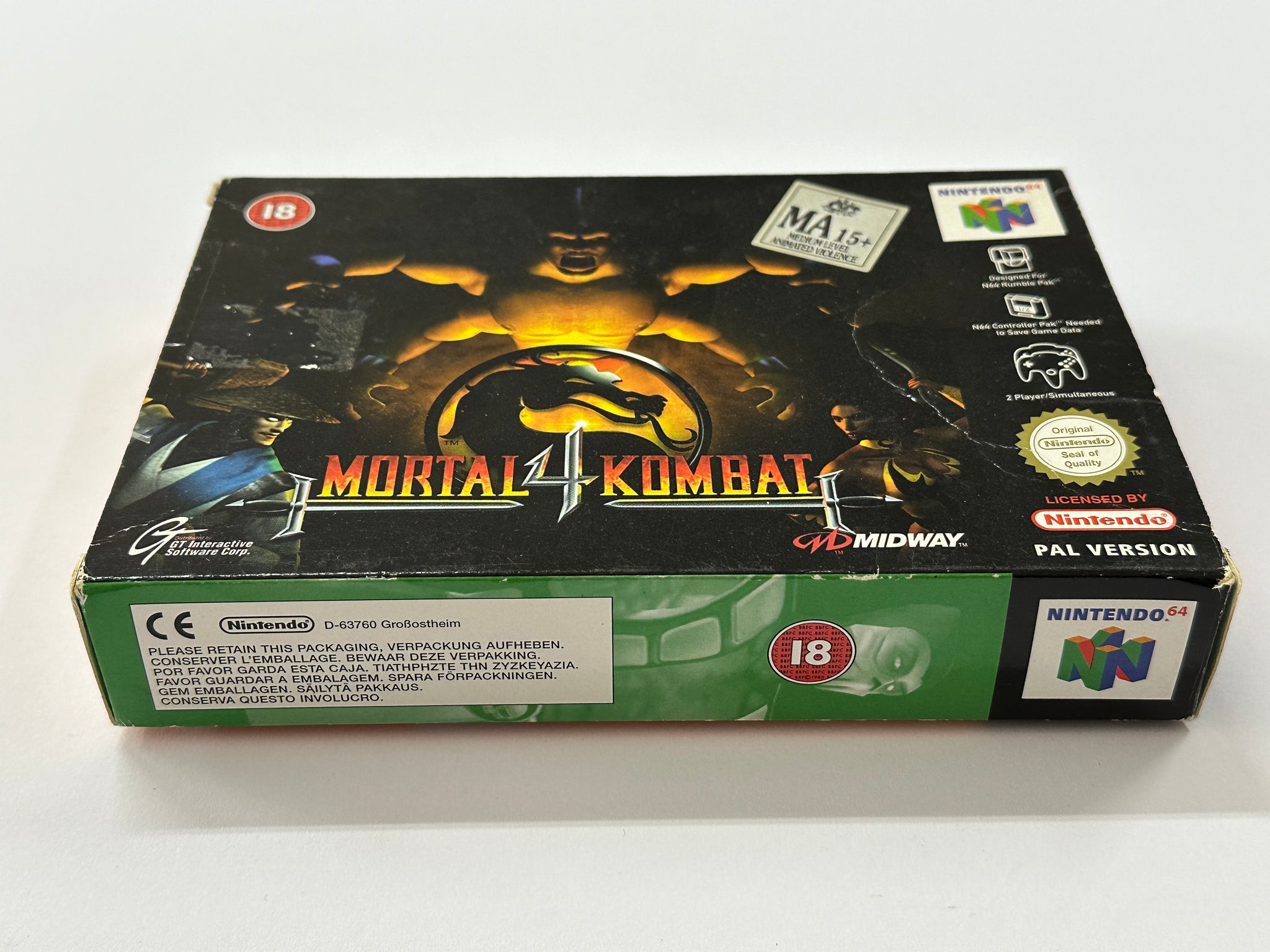 Mortal Kombat 4 Complete In Box