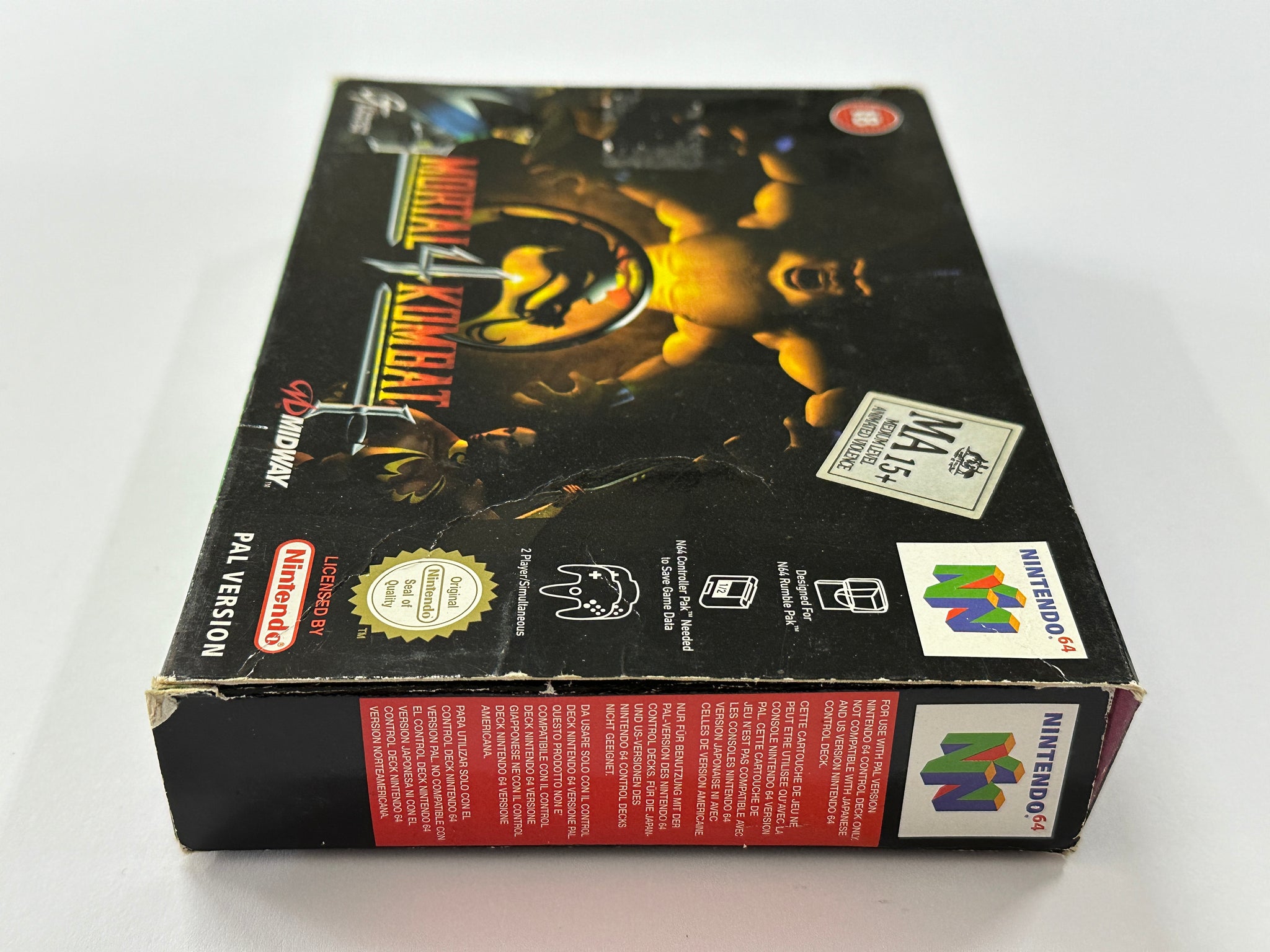 Mortal Kombat 4 Complete In Box