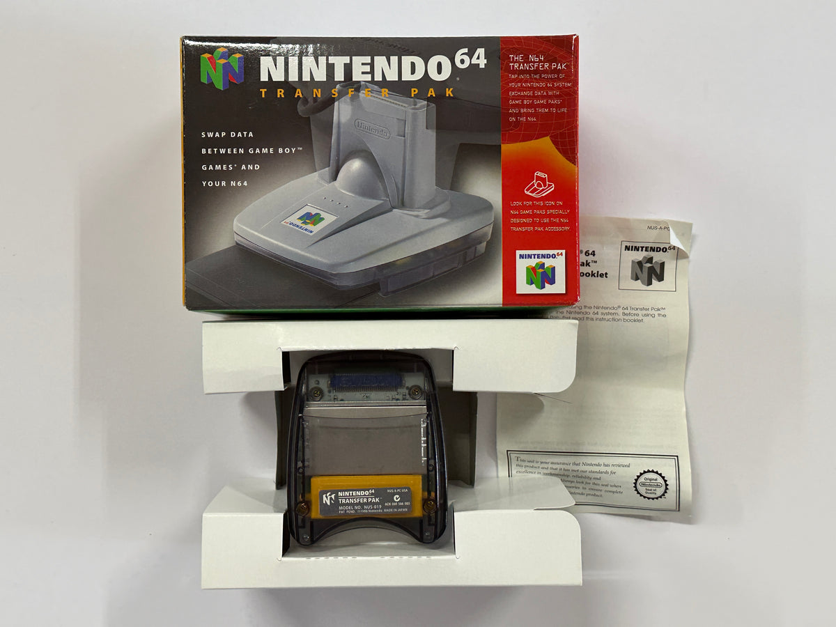 Nintendo 64 Transfer Pak Complete In Box The Game Experts