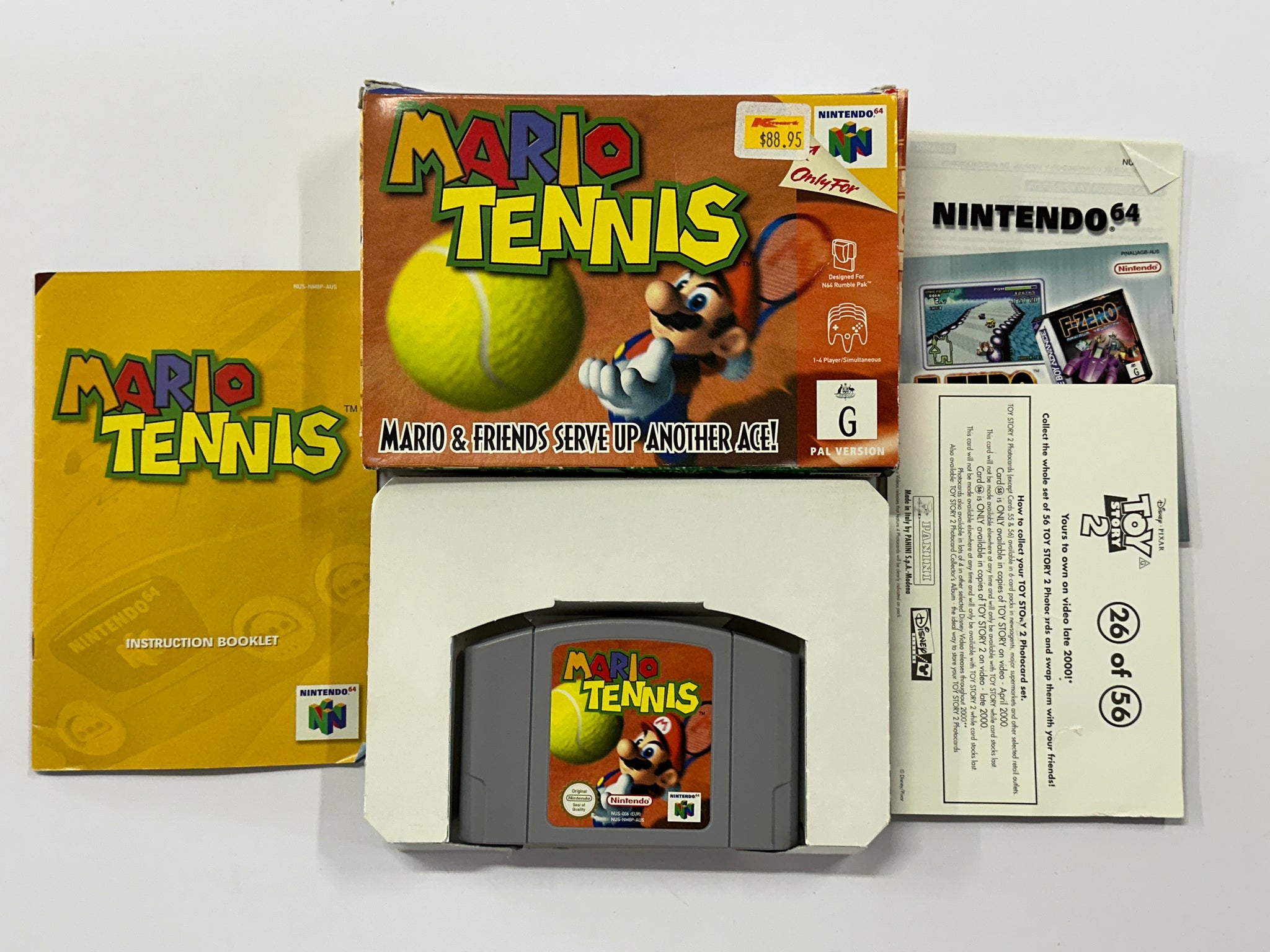 Mario Tennis Complete In Box