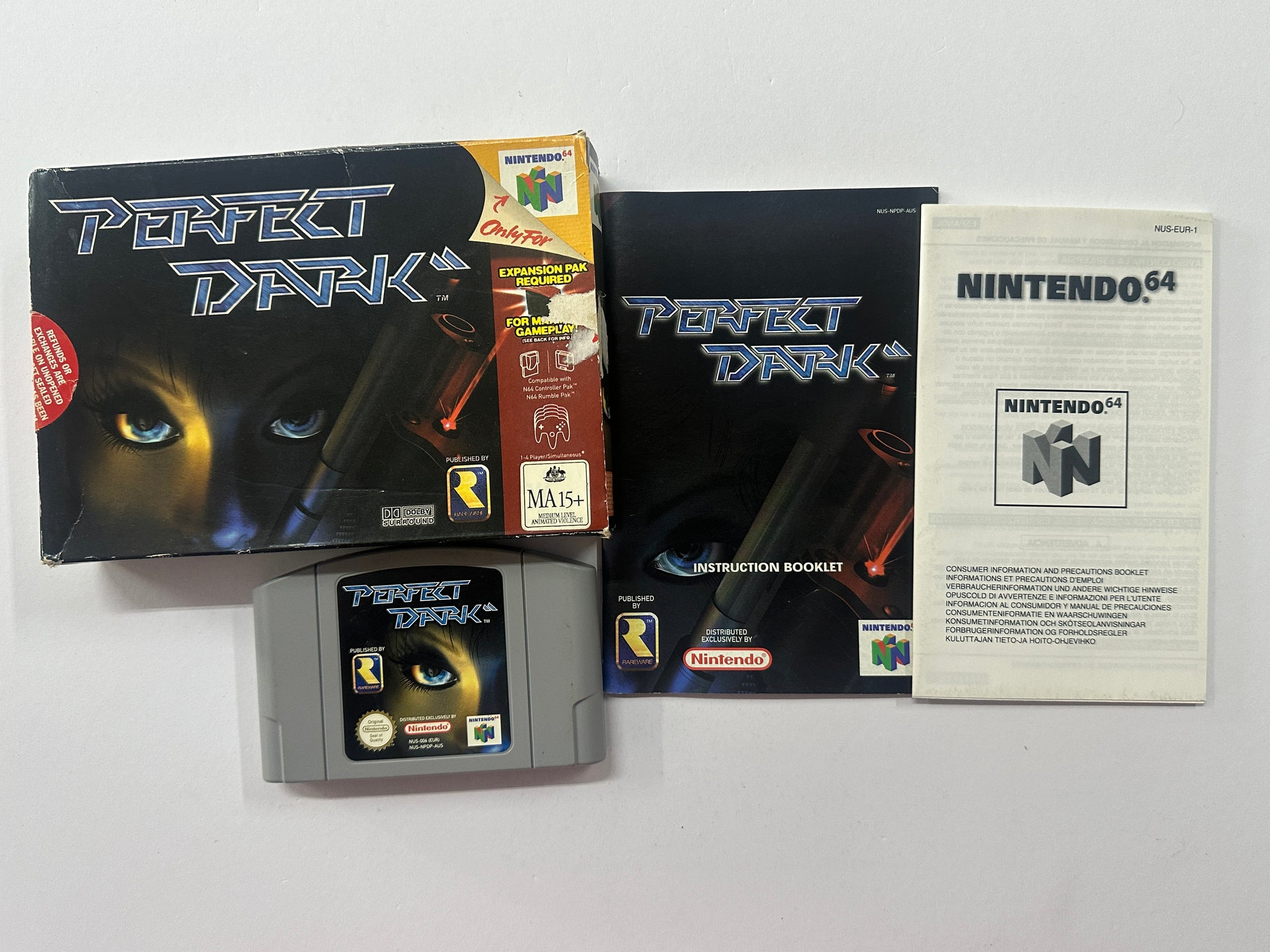 Perfect Dark Complete In Box
