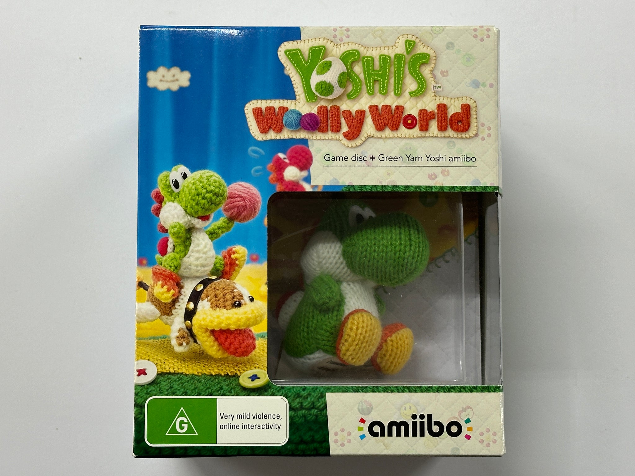 Yoshis Woolly World Amiibo Bundle Complete In Box