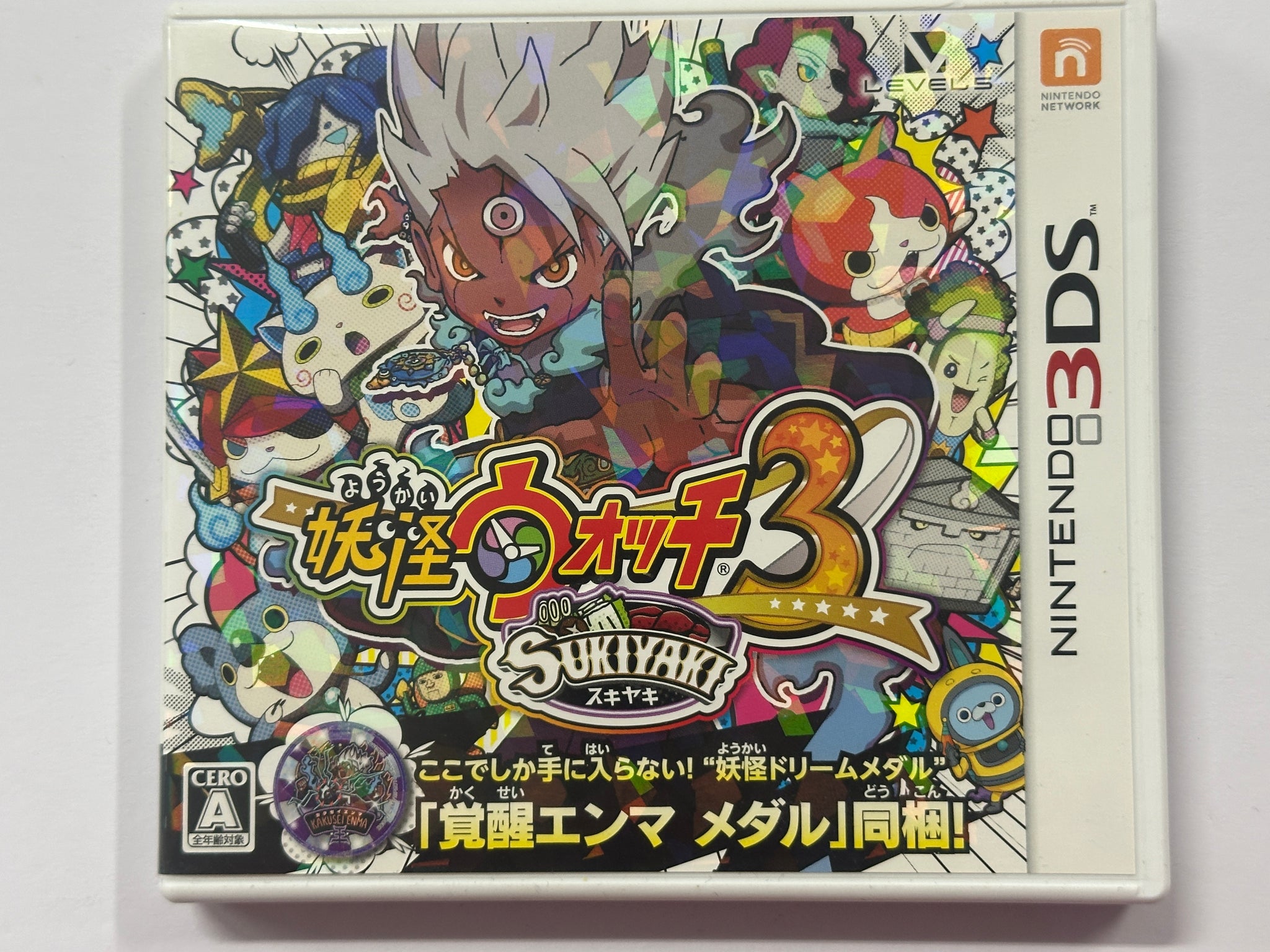 Yo Kai Watch 3 Sukiyaki NTSC-J Complete In Original Case