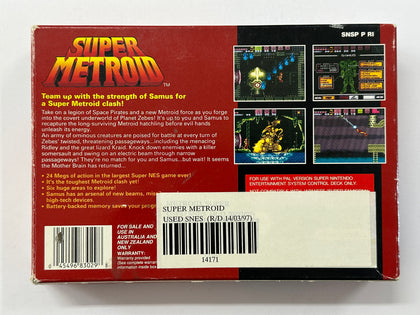 Super Metroid Complete In Box