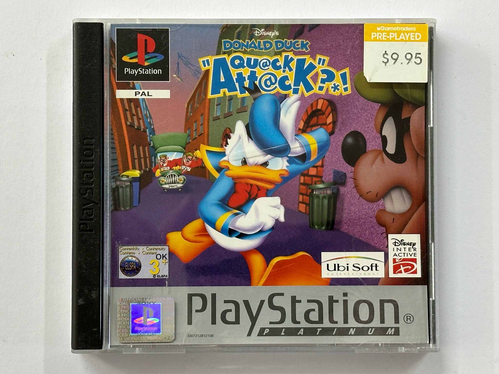 Donald Duck Quack Attack Complete In Original Case