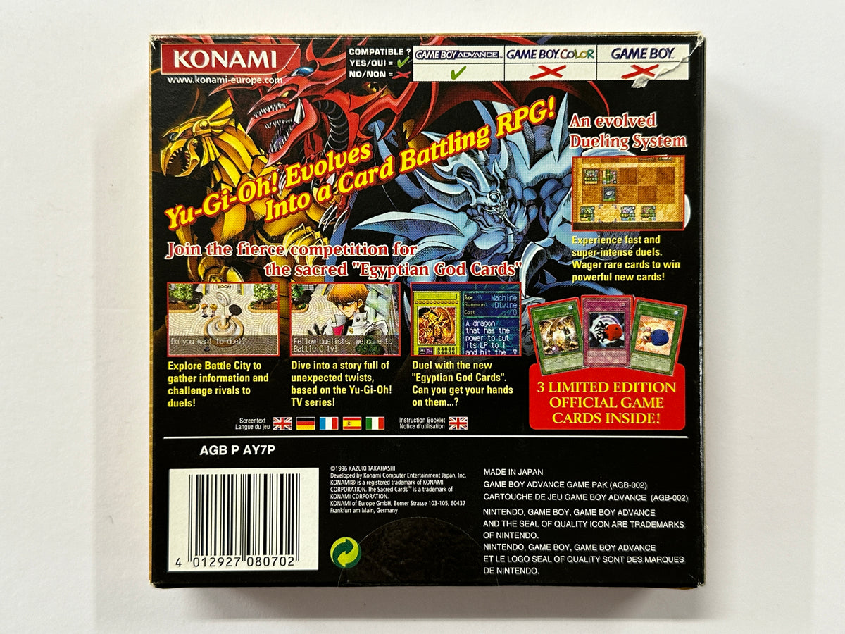 gba yugioh sacred cards Yu-Gi-Oh! The In Original Box – The Game Experts The Sacred Cards offers A Guide to Your Pack Option::Big 3 (Light) Light of Destruction