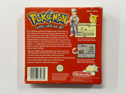 Pokemon Red Complete In Box