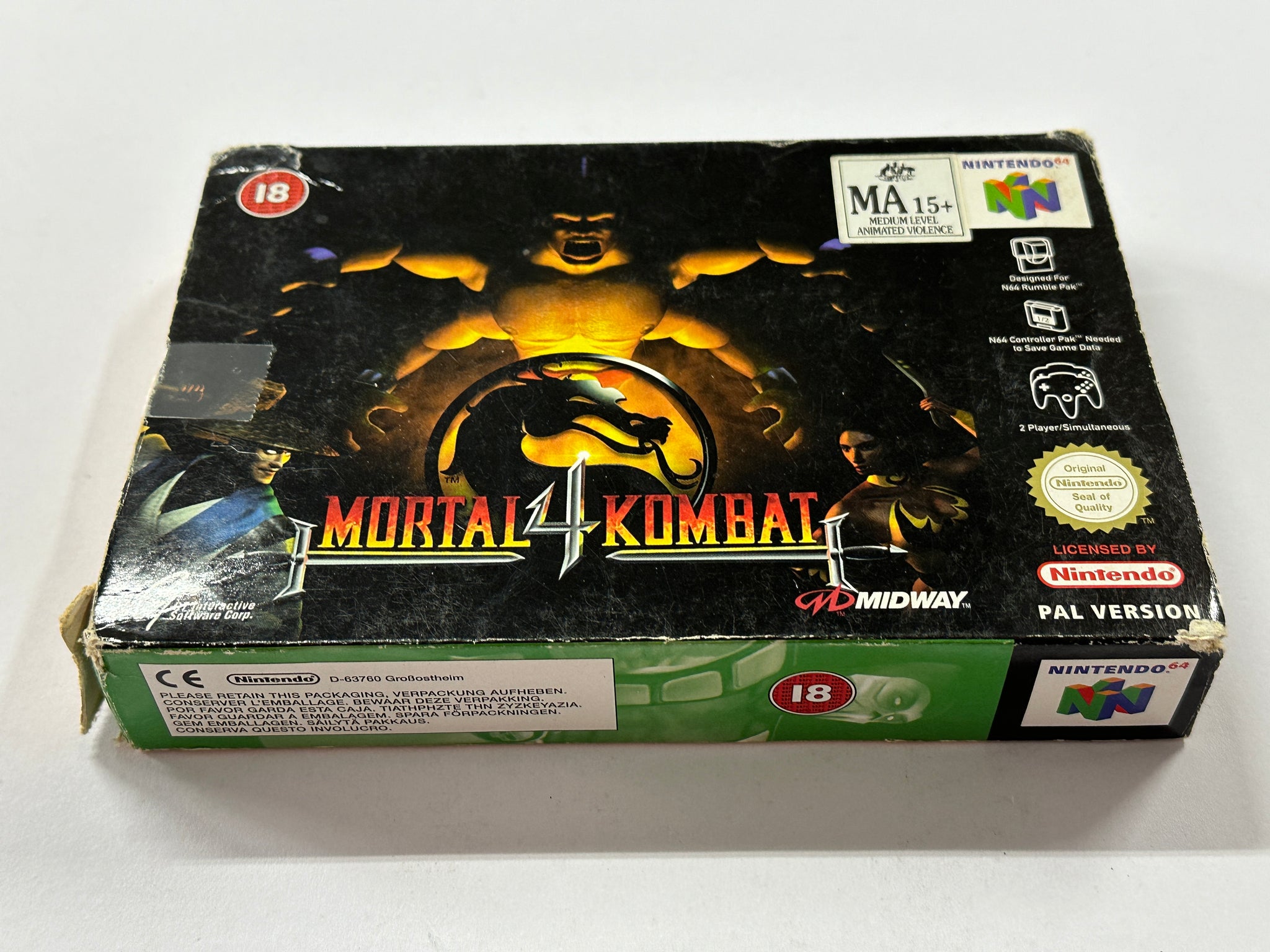 Mortal Kombat 4 Complete In Box