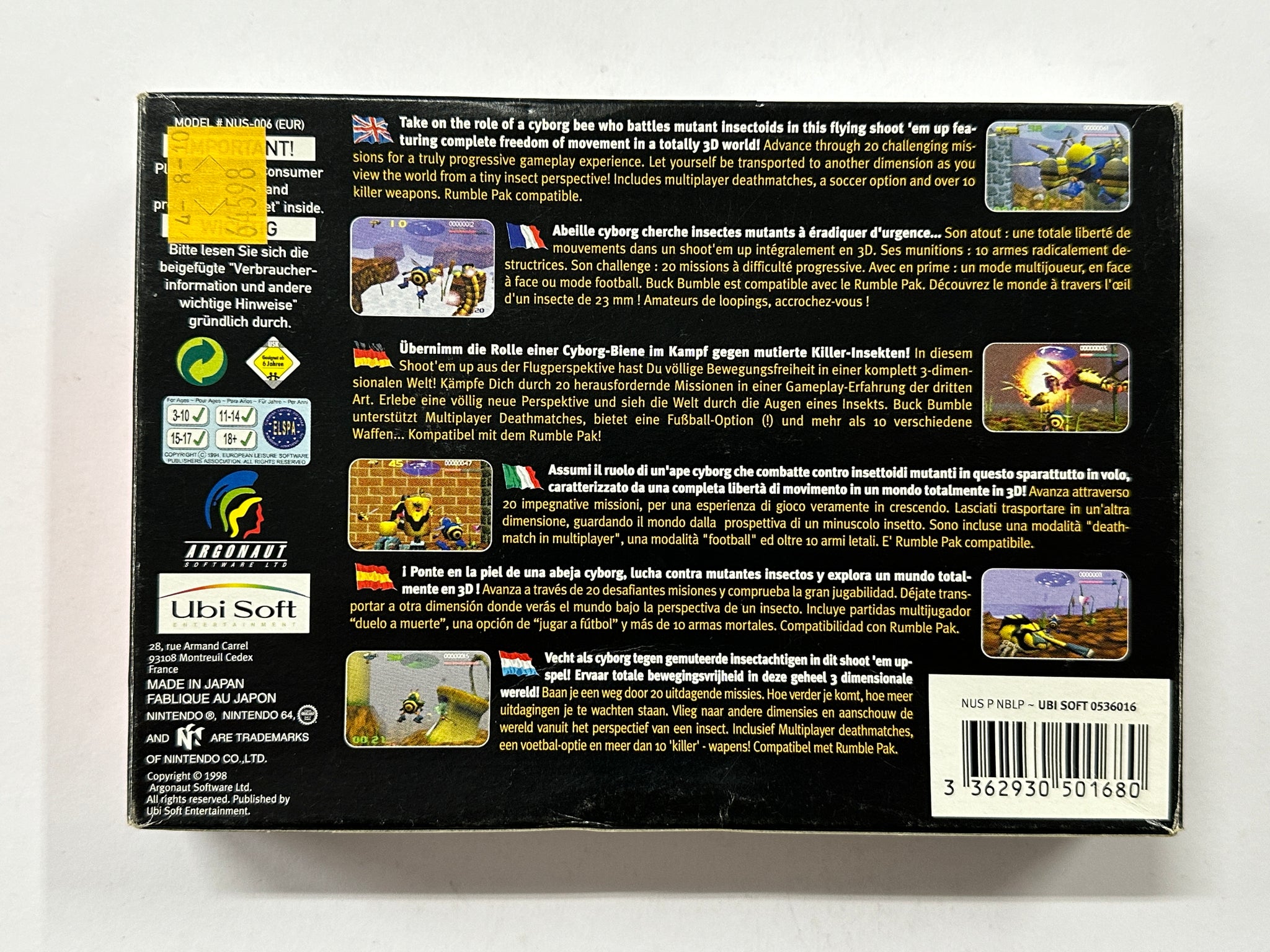 Buck Bumble In Original Box