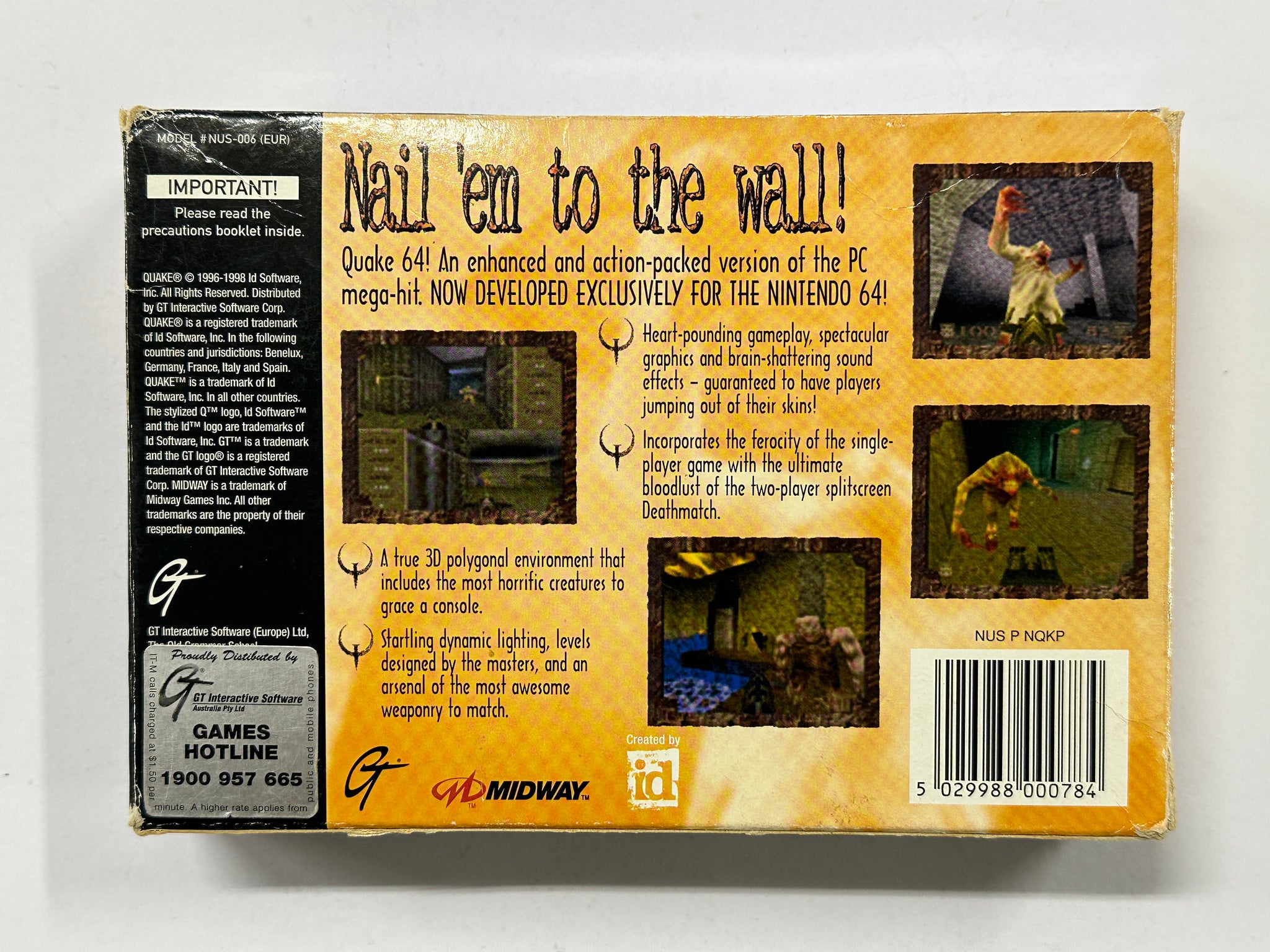 Quake In Original Box