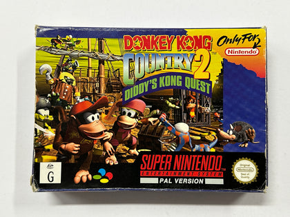 Donkey Kong Country 2: Diddy Kong's Quest In Original Box