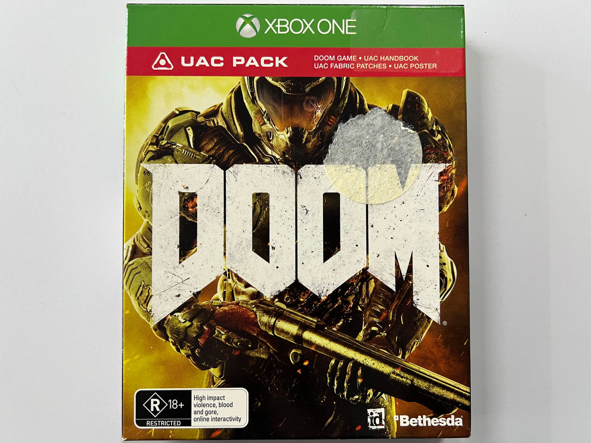 Jeu DOOM (Pack UAC) Pour Xbox One - Complet En Bon état, Prêt à Jouer !