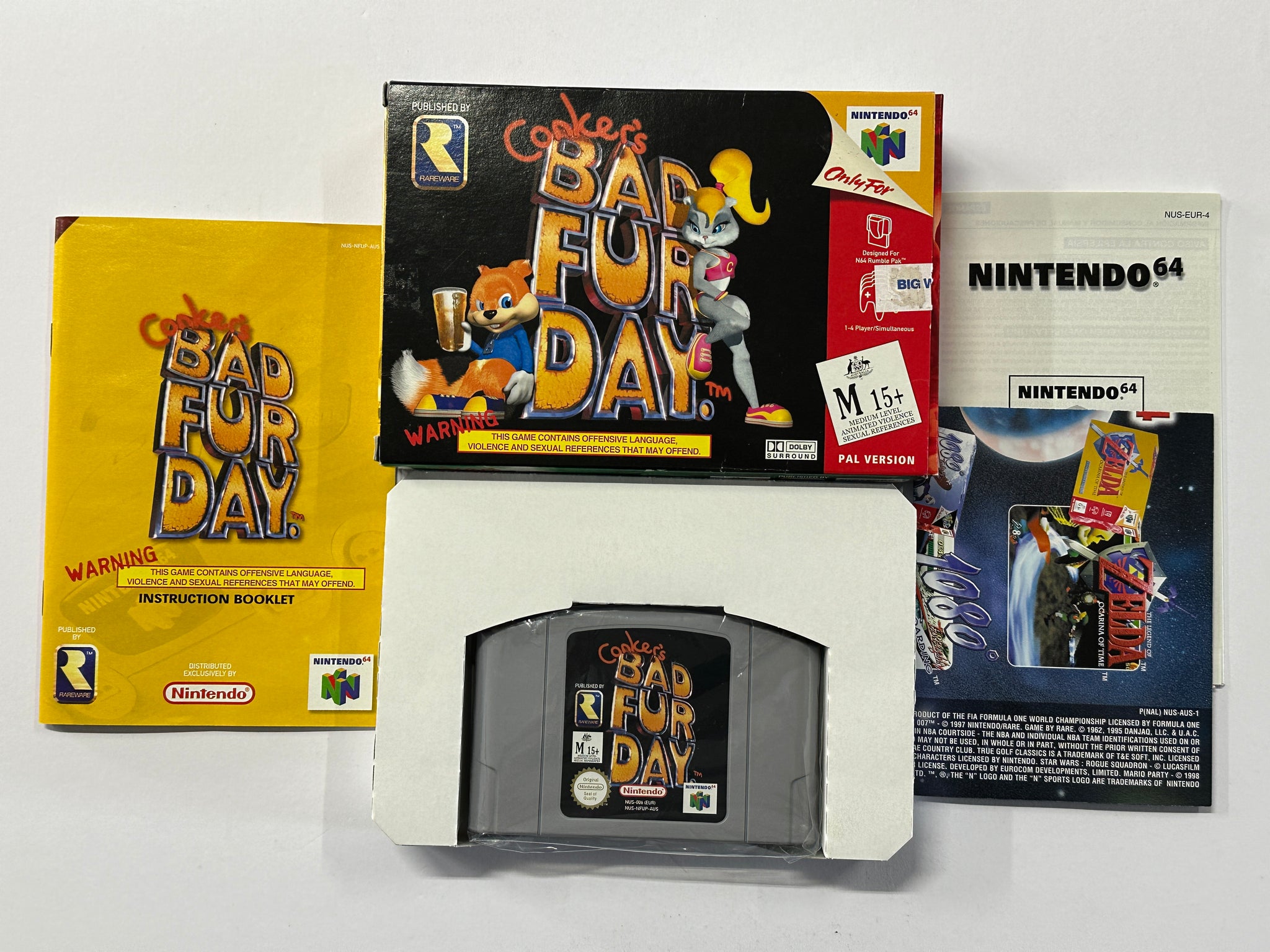 Conker's Bad Fur Day Complete In Box