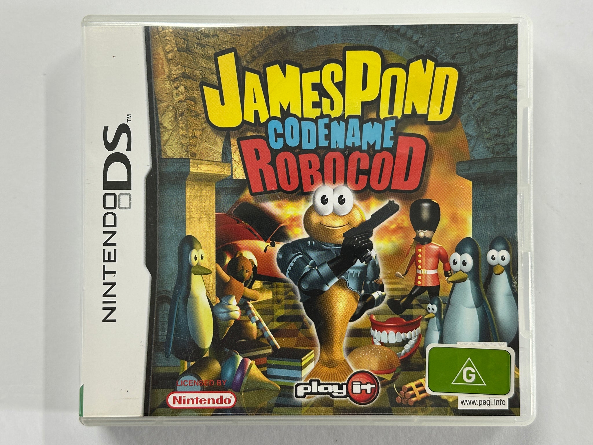 James Pond Codename Robocod Complete In Original Case