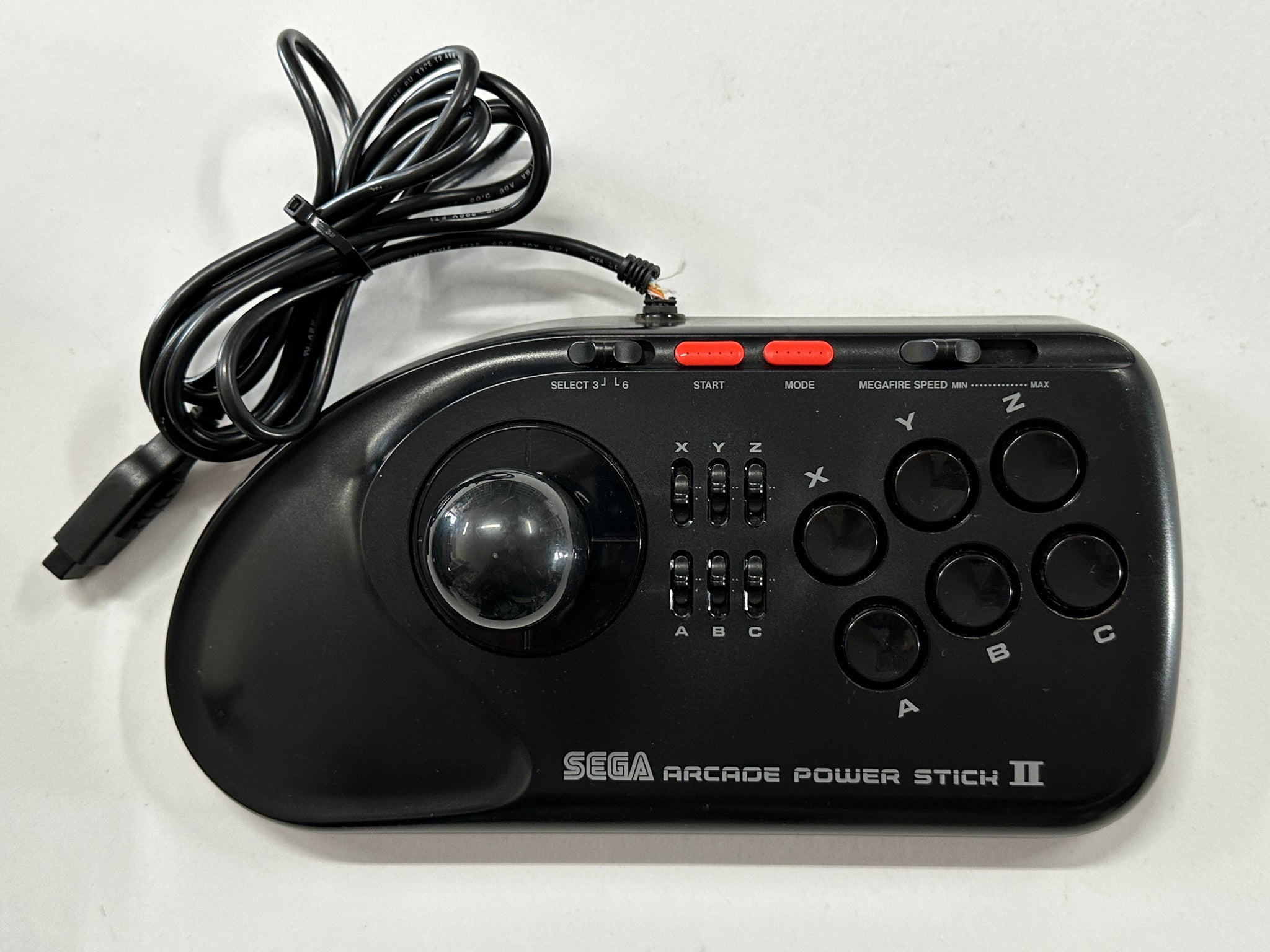Sega Mega Power Arcade Stick 2 Complete In Box