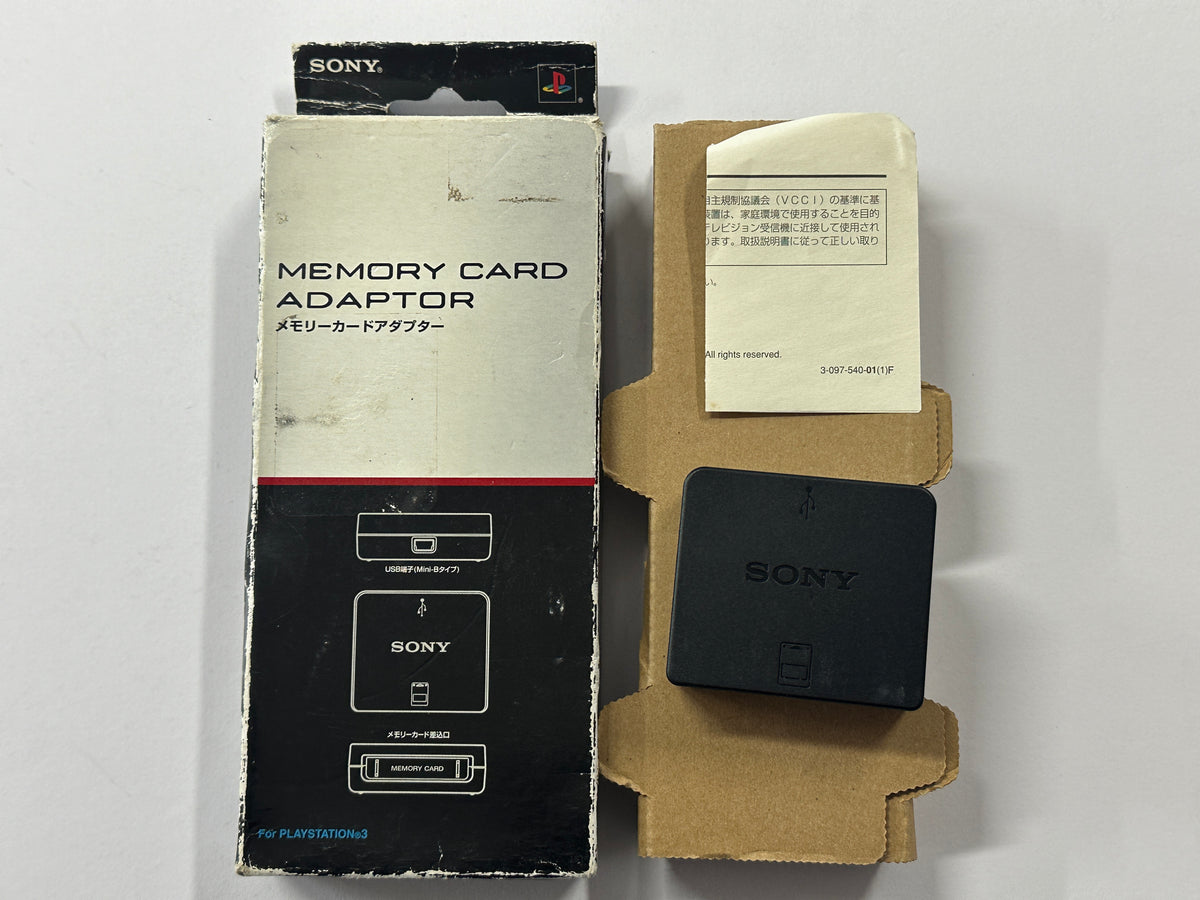 Sony Playstation 3 Memory Card Adaptor Complete In Box The Game Experts