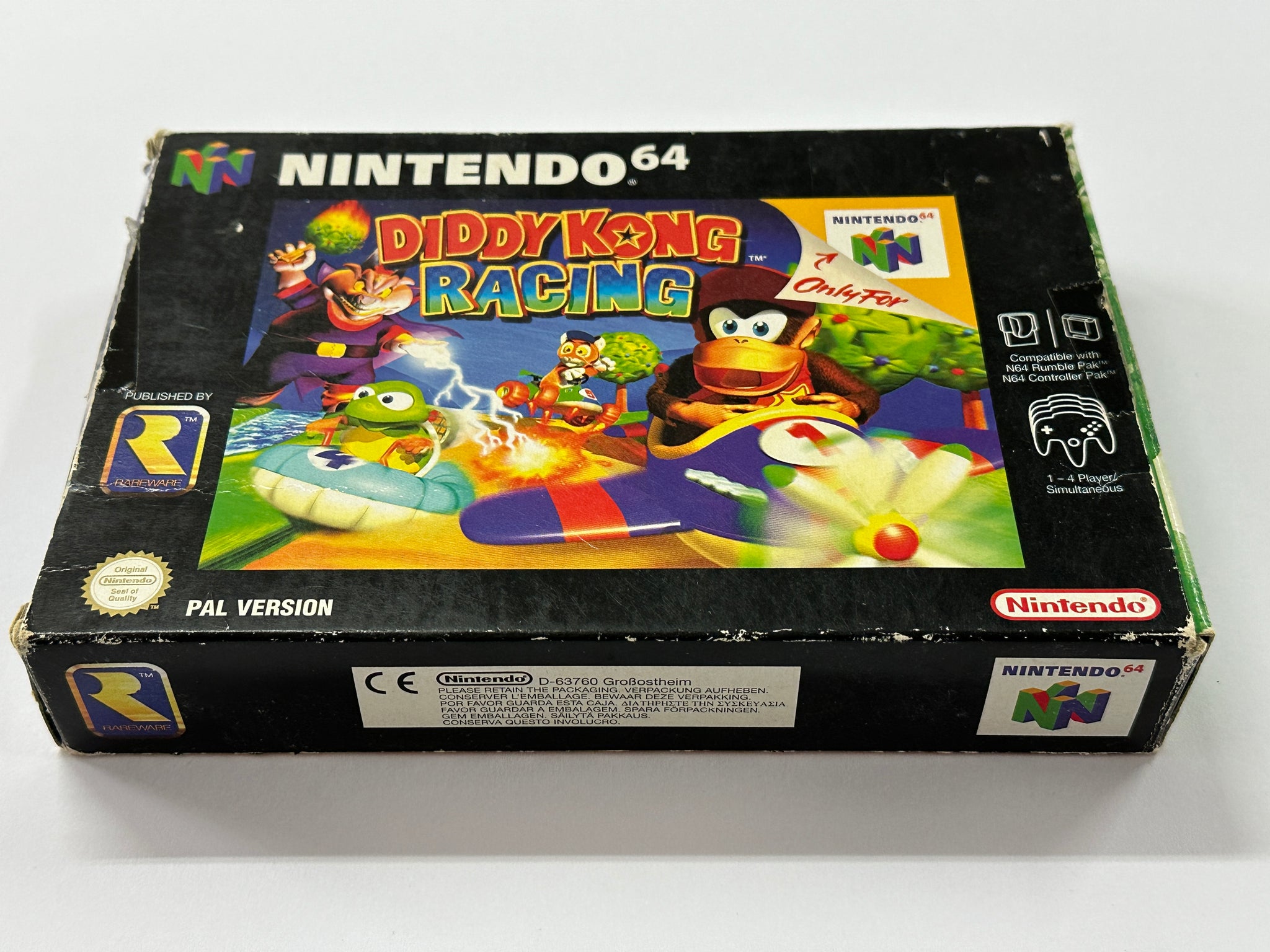 Diddy Kong Racing In Original Box