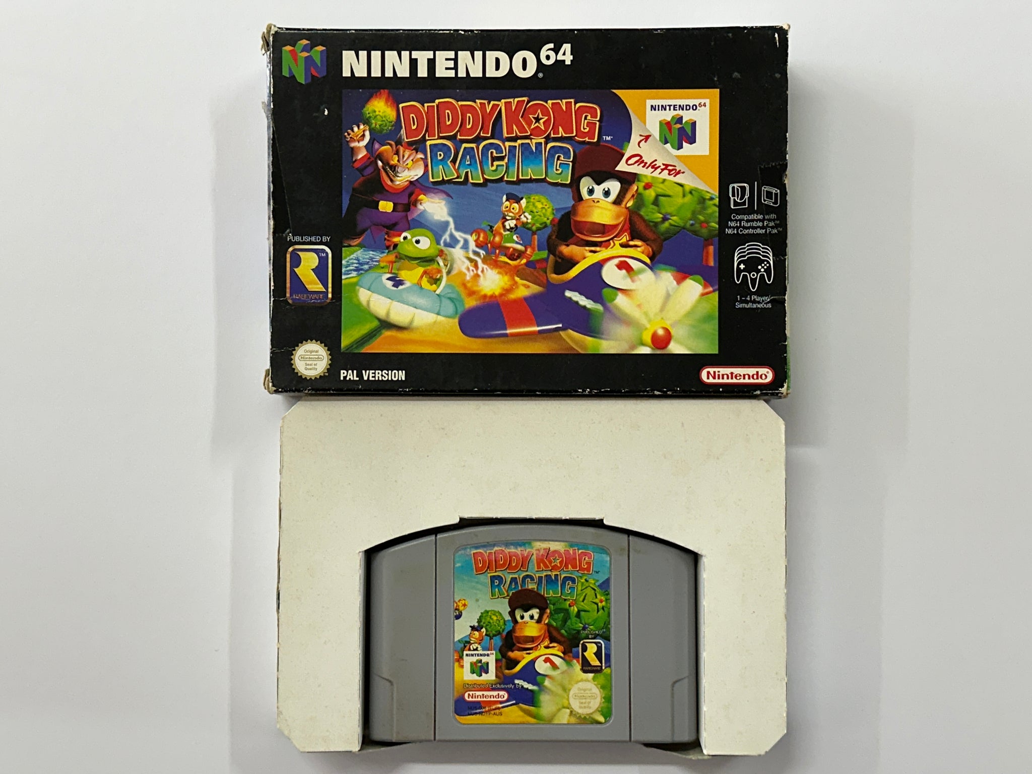 Diddy Kong Racing In Original Box