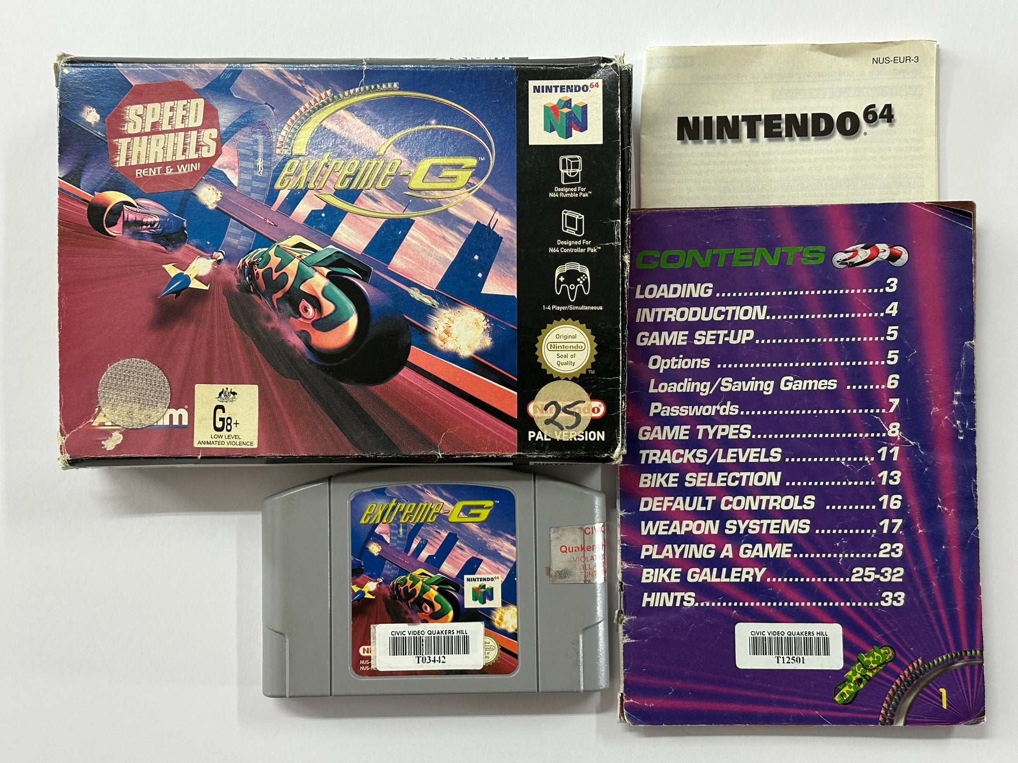 Extreme G Complete In Box