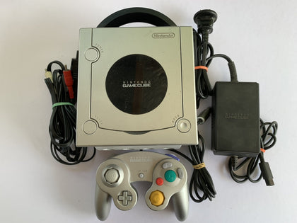 Limited Edition Platinum Silver GameCube NTSC Console with Controller