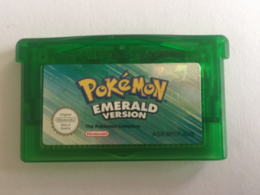 Pokemon emerald gba clearance cartridge