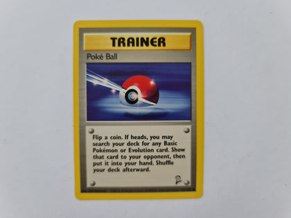 Trainer Poke Ball 121/130 Base Set 2 Pokemon TCG Card In Protective Penny Sleeve