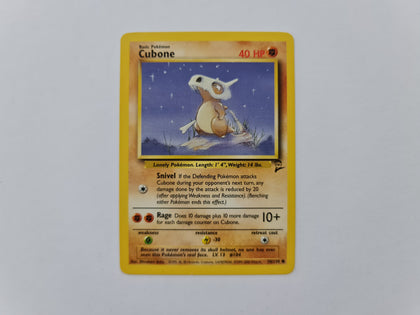 Cubone 70/130 Base Set 2 Pokemon TCG Card In Protective Penny Sleeve