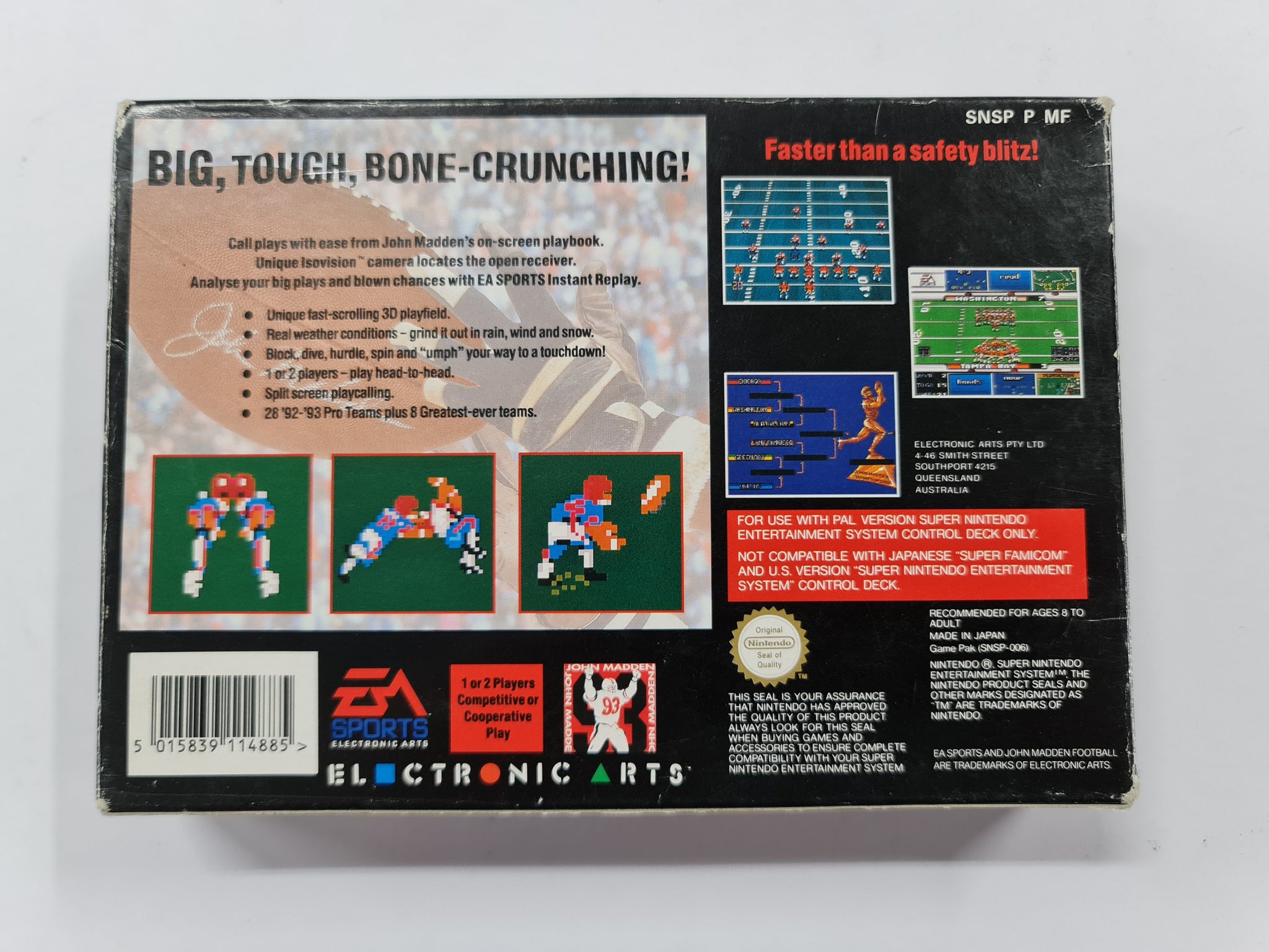 John Madden Football 93 In Original Box