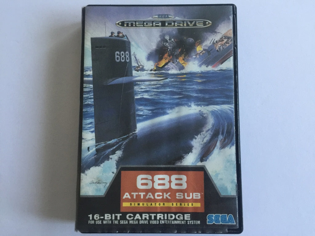 688 Attack Sub In Original Case